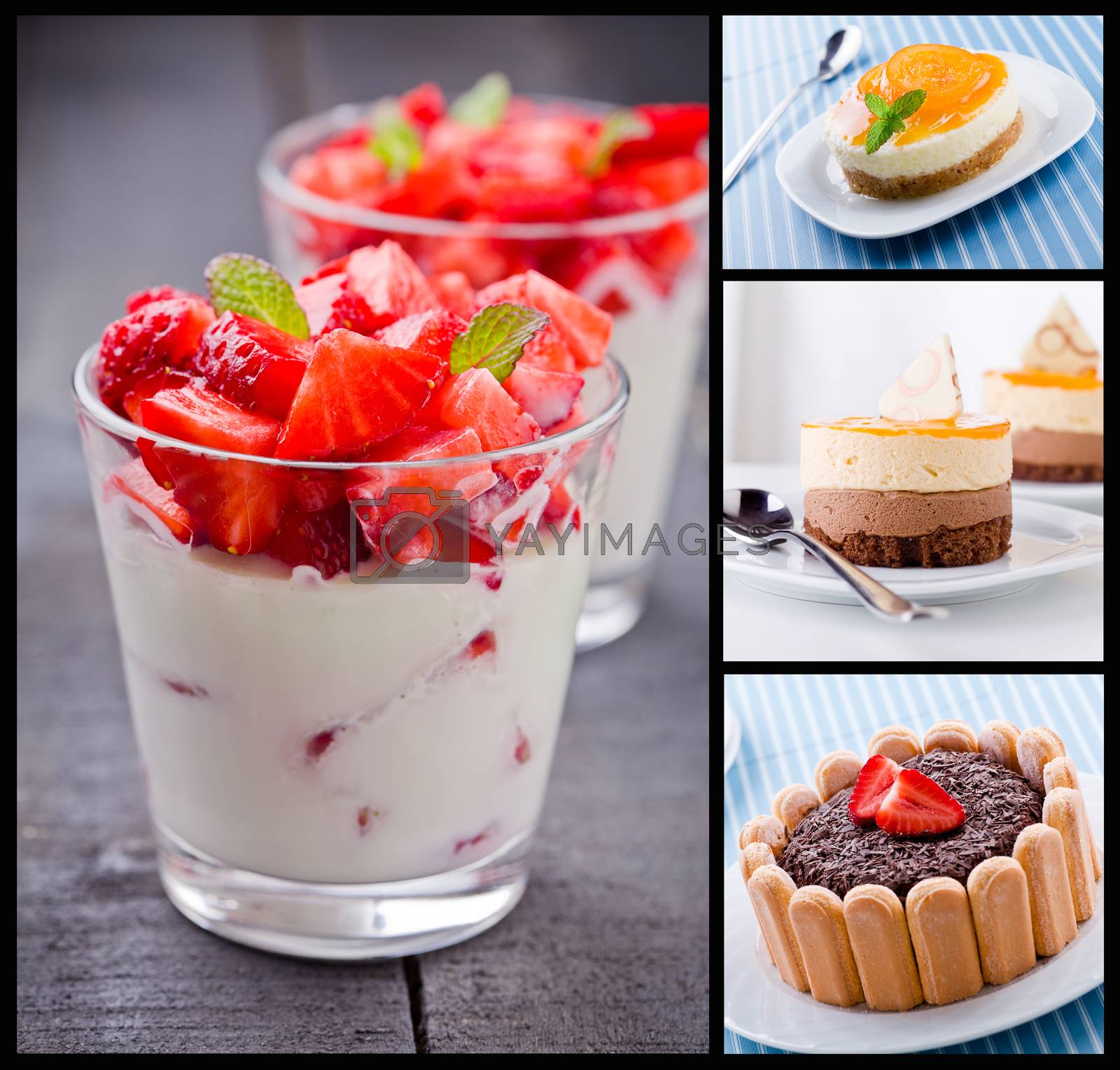 Royalty free image of Dessert Collage by mpessaris