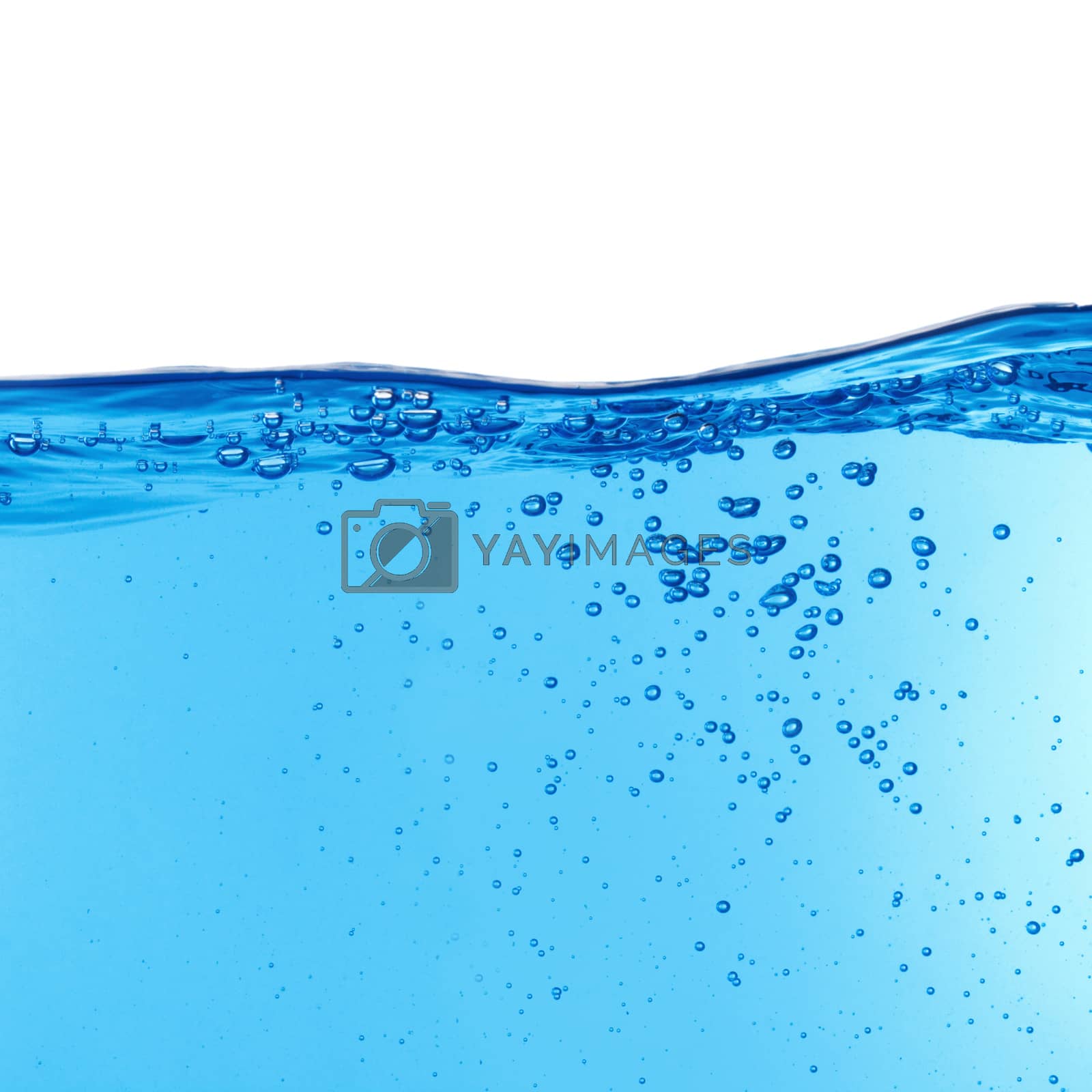 Royalty free image of Water with bubbles by Yellowj