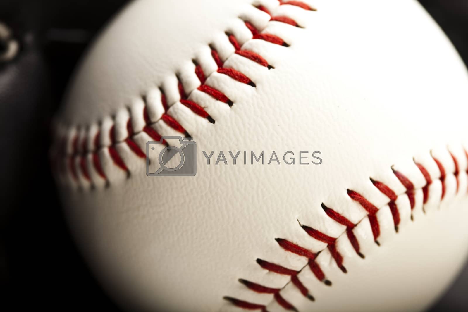 Royalty free image of Baseball, natural saturated colorful tone by JanPietruszka