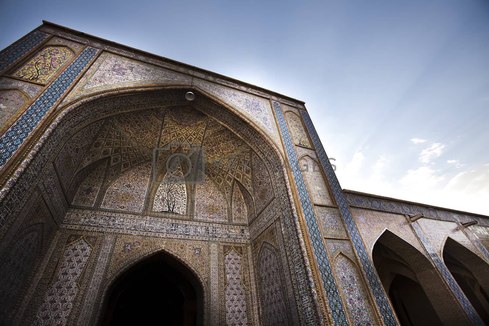 Royalty free image of Beautiful Mosque in Iran, saturated picture by JanPietruszka