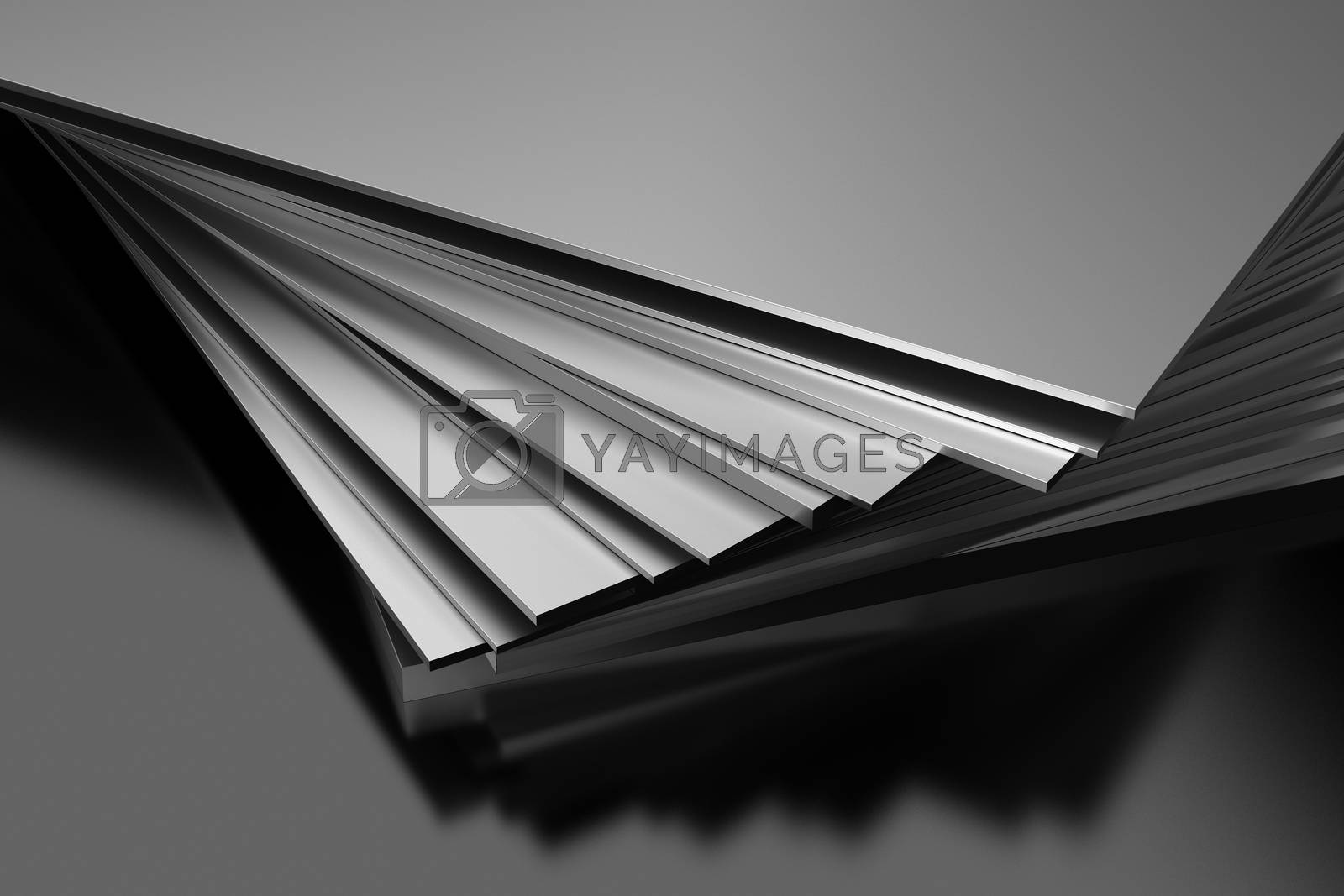 Royalty free image of Metal Plates by selensergen