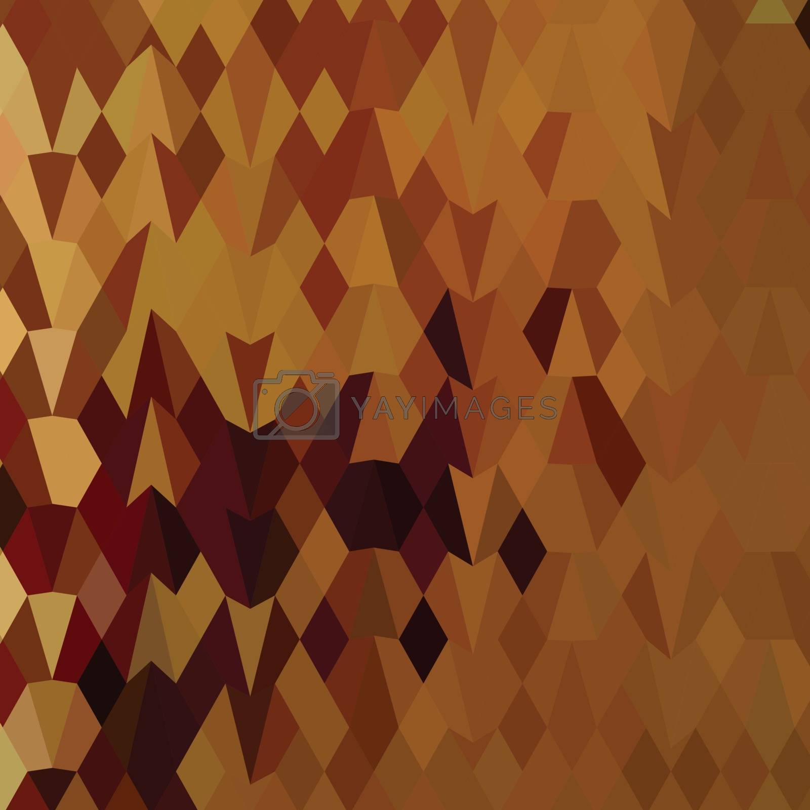 Royalty free image of Autumn Leaves Abstract Low Polygon Background by patrimonio