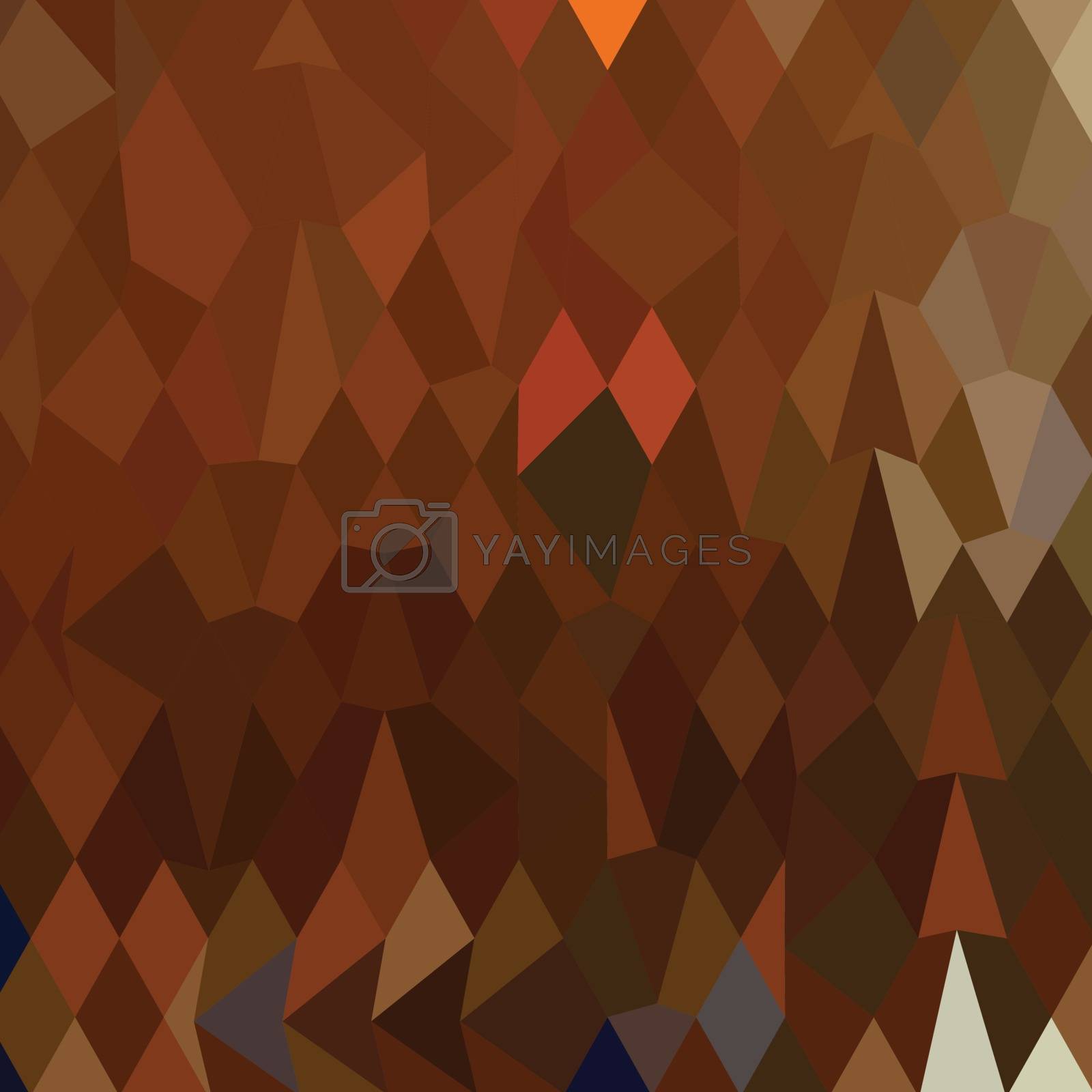 Royalty free image of Brown Forest Abstract Low Polygon Background by patrimonio