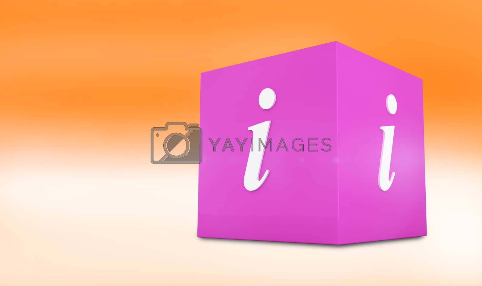 Royalty free image of Composite image of info cube by Wavebreakmedia
