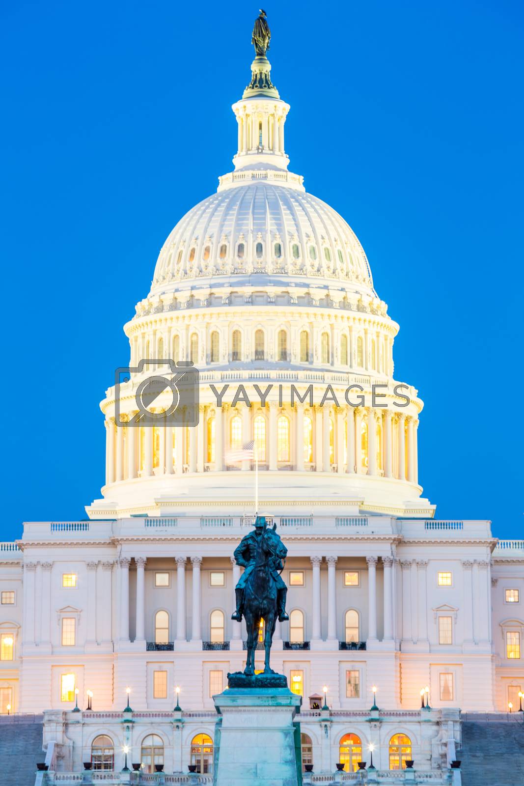 Royalty free image of US Capitol Building dusk by vichie81