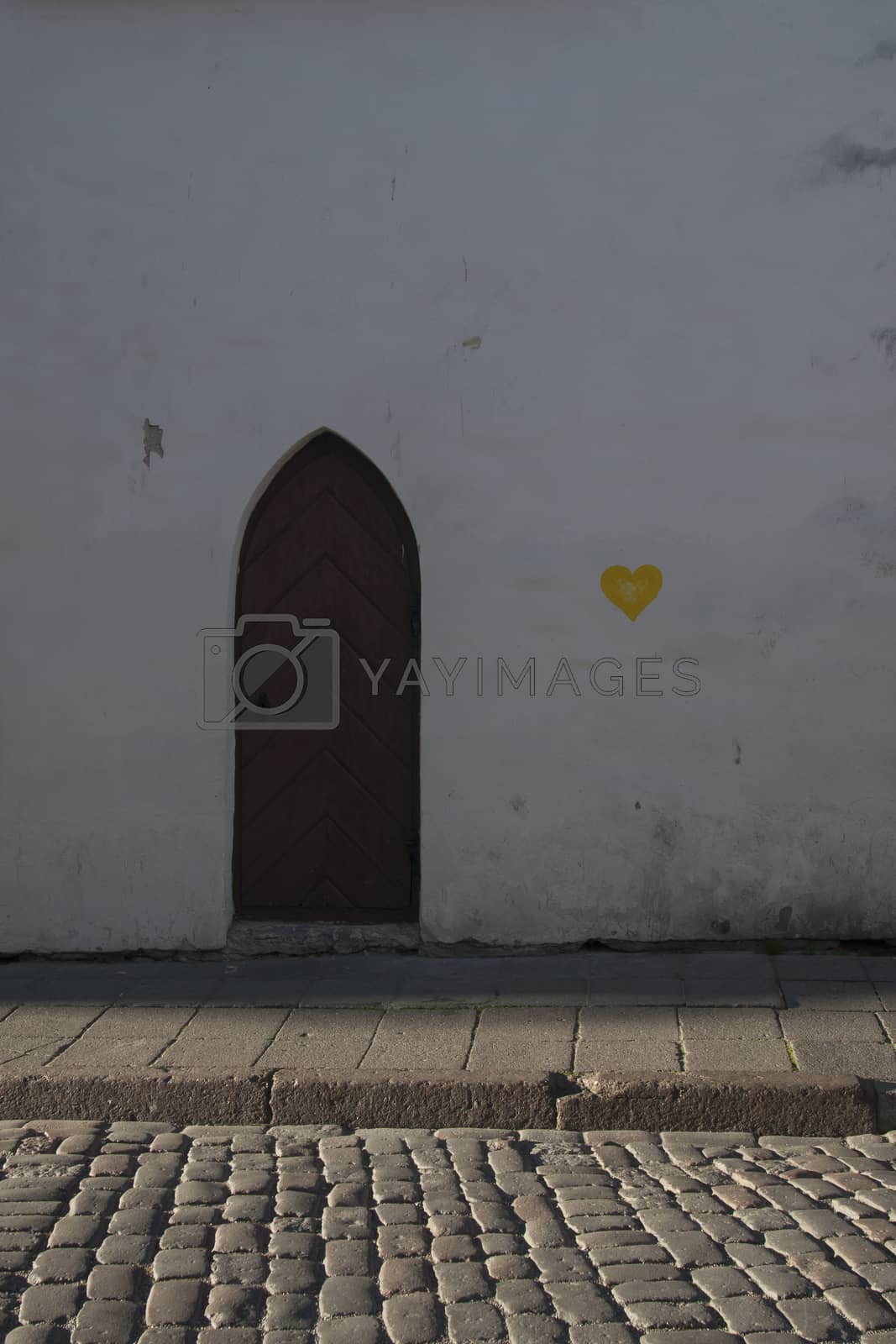 Royalty free image of door of middle ages house by johnqsbf