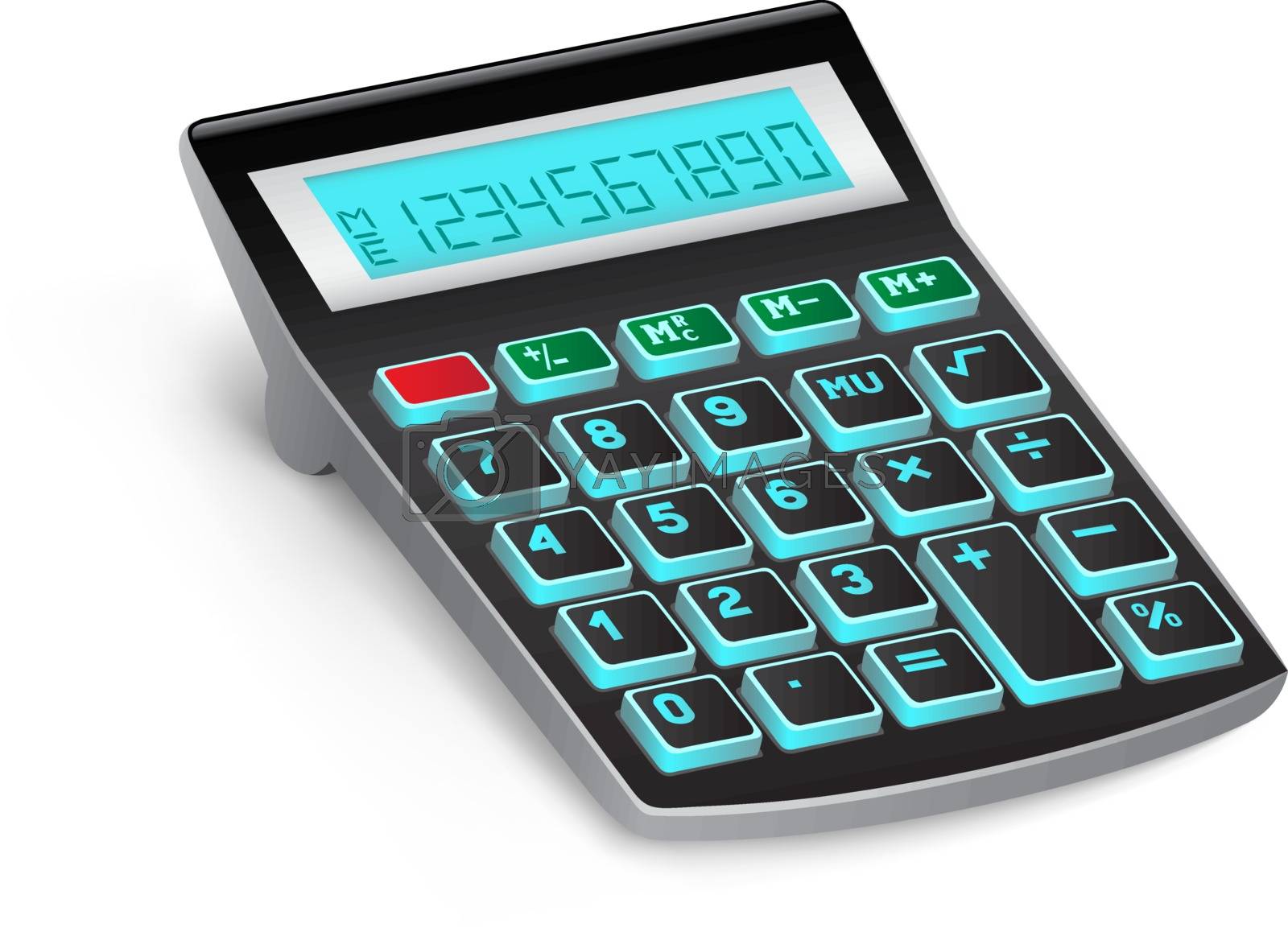 Royalty free image of black calculator by romvo