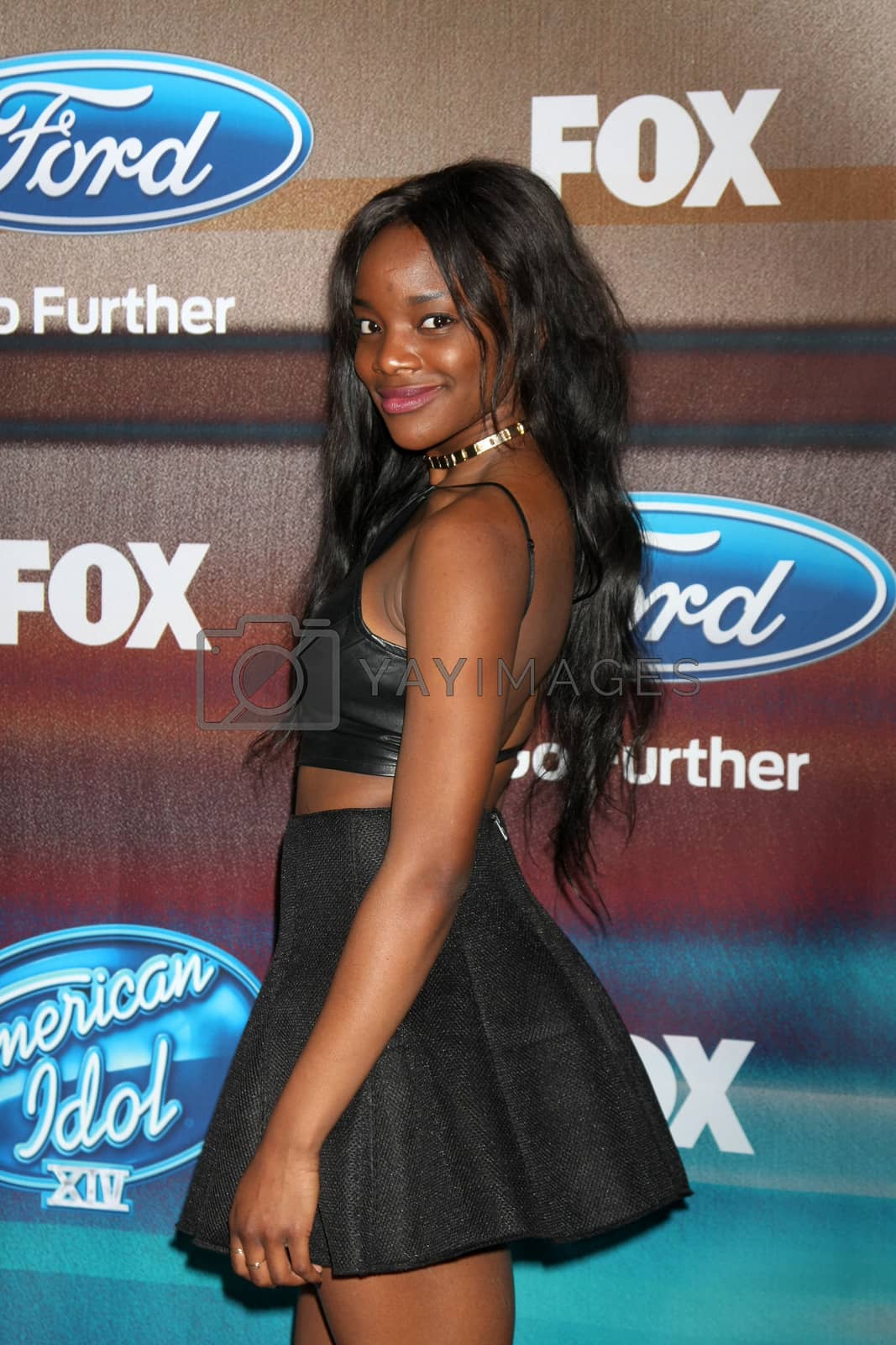 Royalty free image of Adanna Duru at the American Idol Season 14 Finalists Party, The District, Los Angeles, CA 03-11-15/ImageCollect by ImageCollect