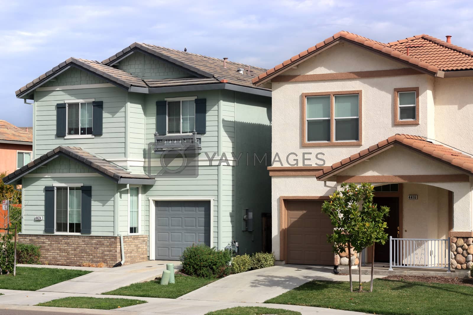 Royalty free image of Houses in suburban neighborhood  by ziss