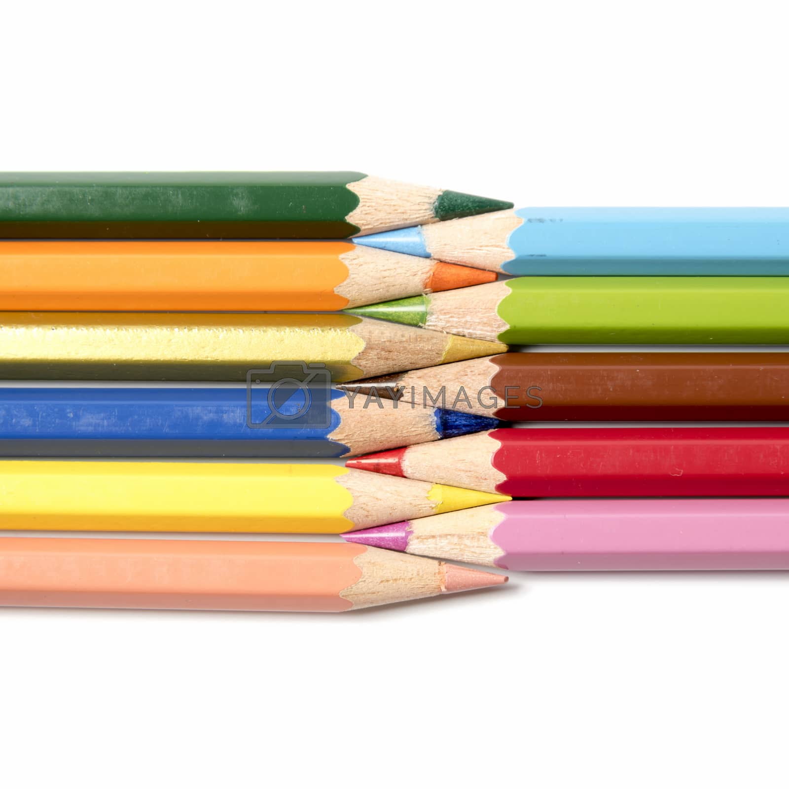 Royalty free image of colorful pencil by ammza12