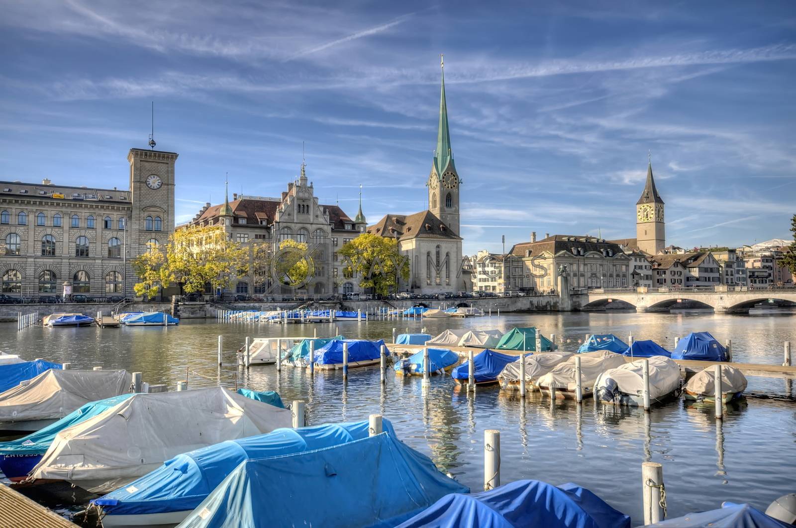 Royalty free image of Center of Zurich, Switzerland by anderm