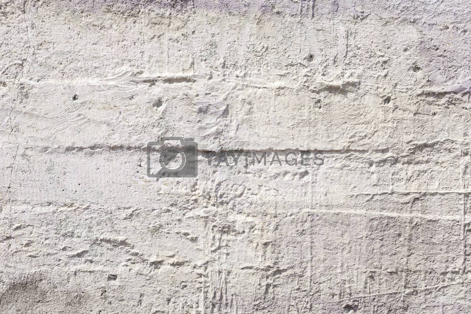 Royalty free image of Grungy White Concrete Wall Background by H2Oshka