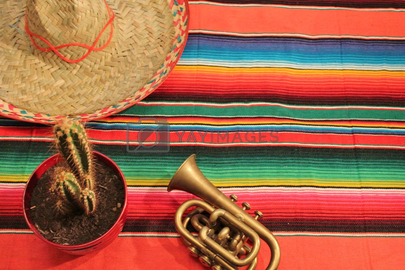 Royalty free image of Mexico fiesta background by cheekylorns
