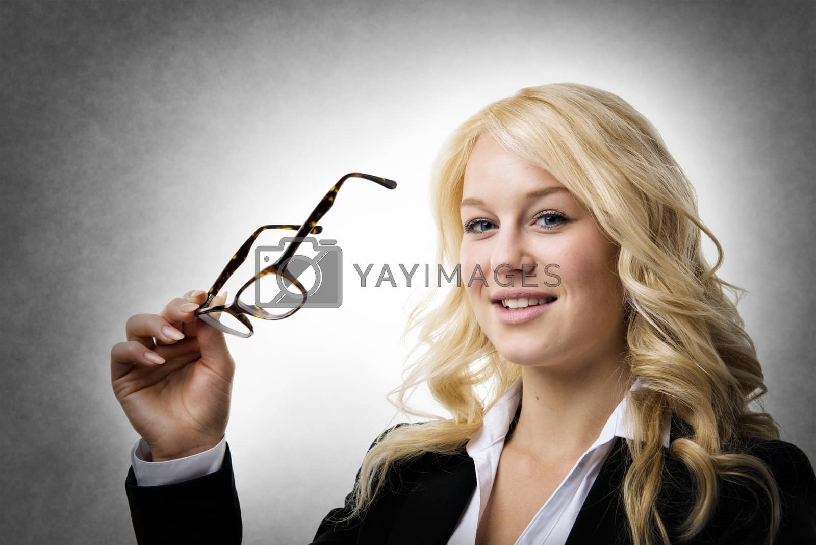 Royalty free image of woman with glasses by w20er