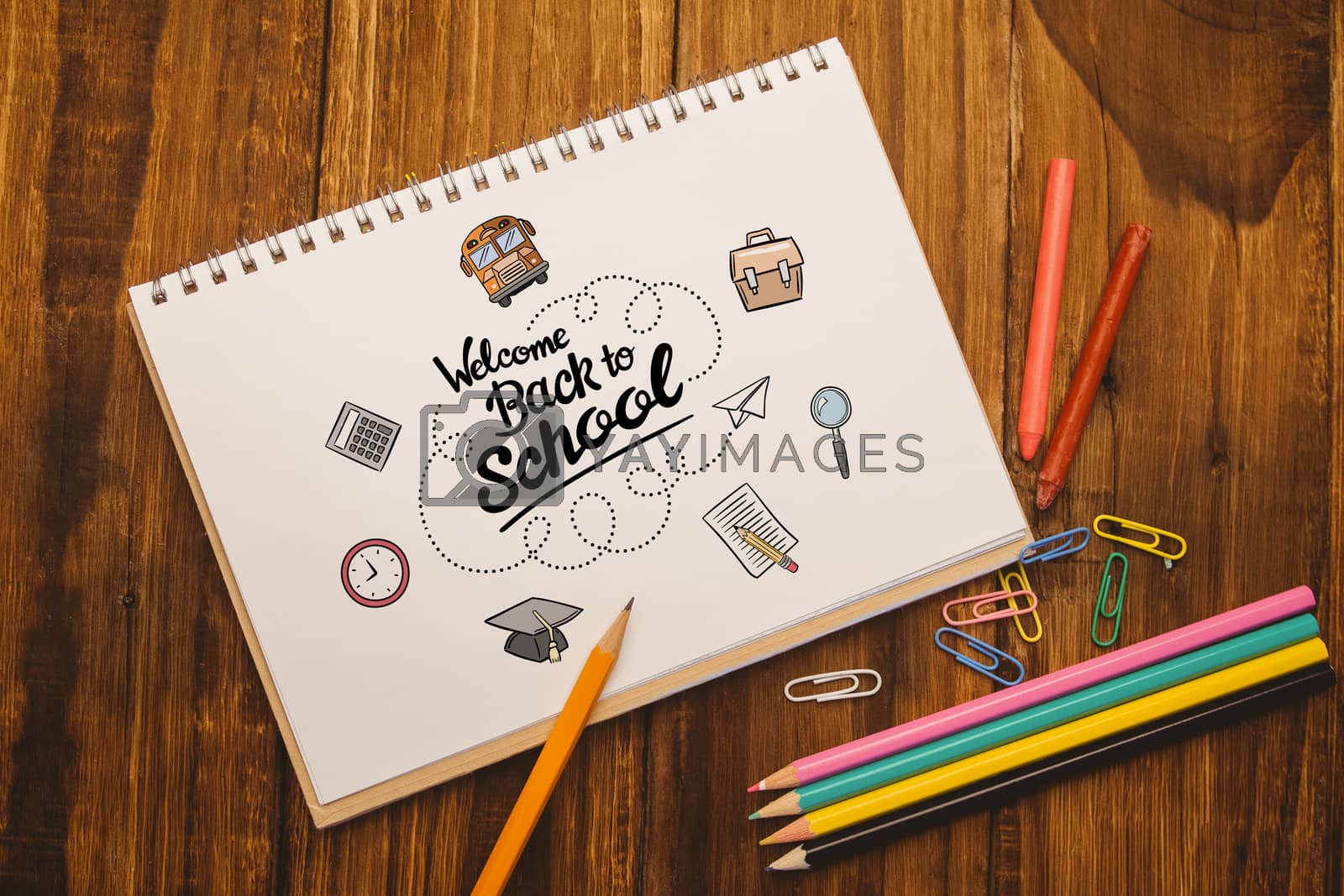 Royalty free image of Composite image of back to school by Wavebreakmedia