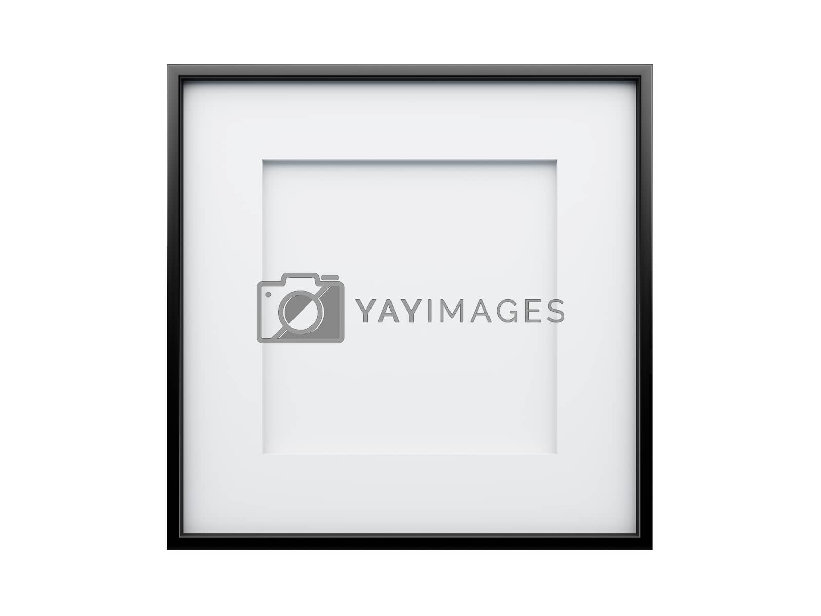 Royalty free image of Realistic picture frame isolated on white background. by teerawit