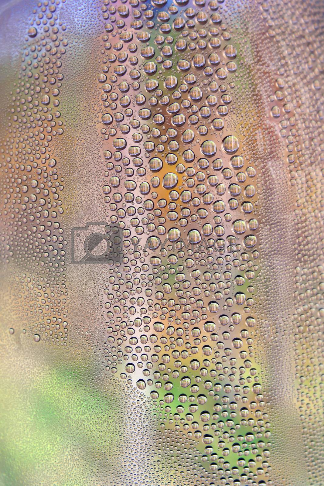 Royalty free image of Drops of water on the glass by sergpet
