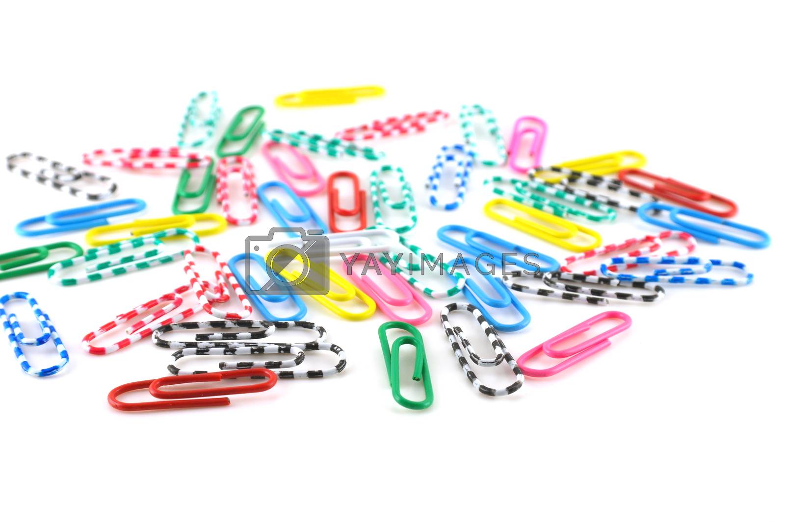 Royalty free image of Color clips for paper by sergpet