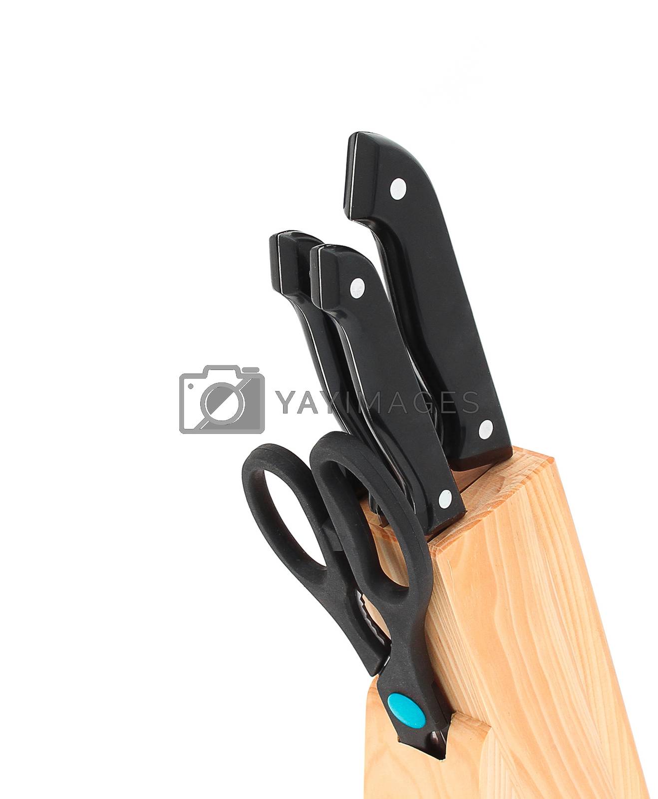 Royalty free image of Knife block by ozaiachin
