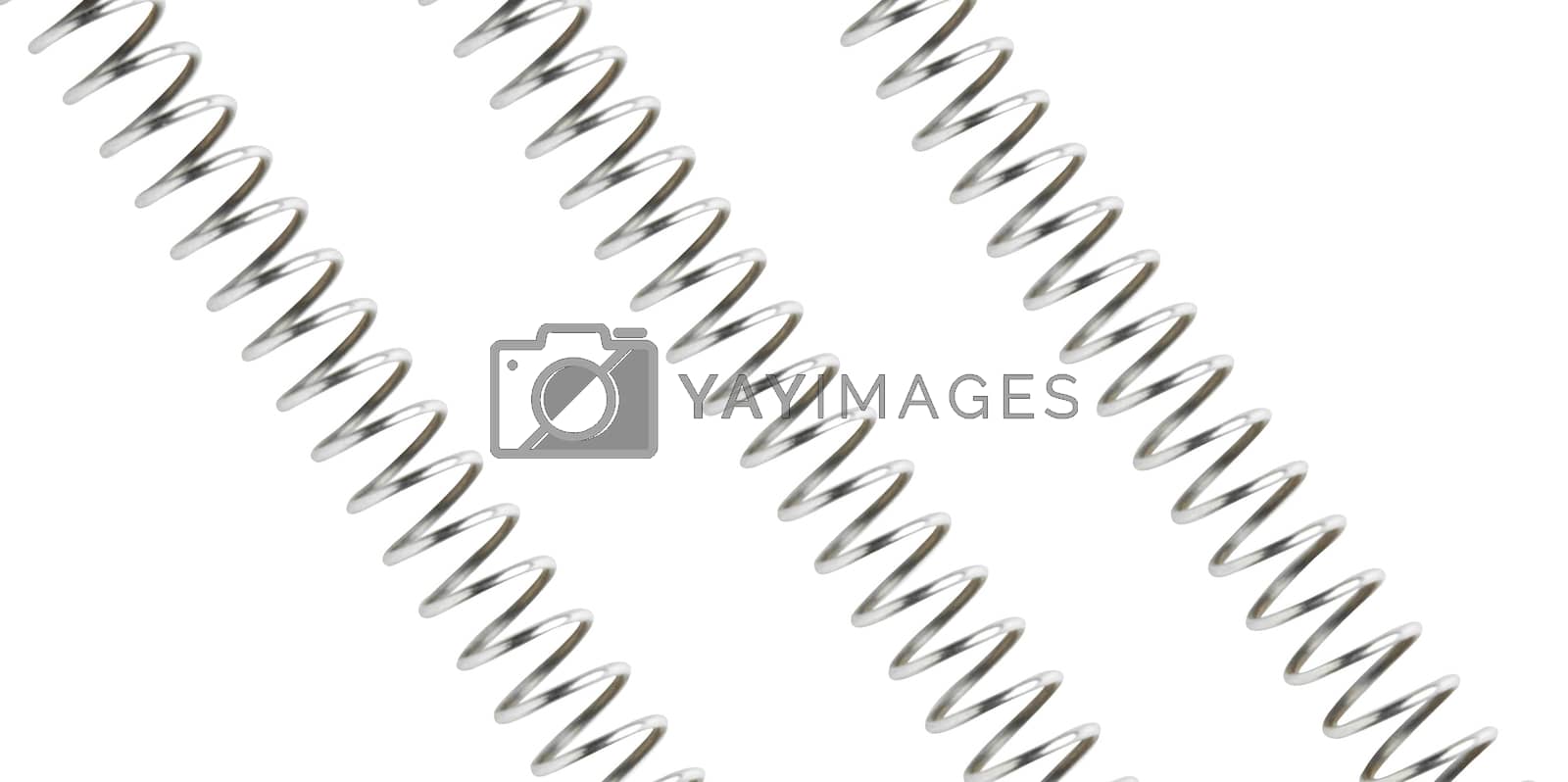 Royalty free image of metal springs by ozaiachin