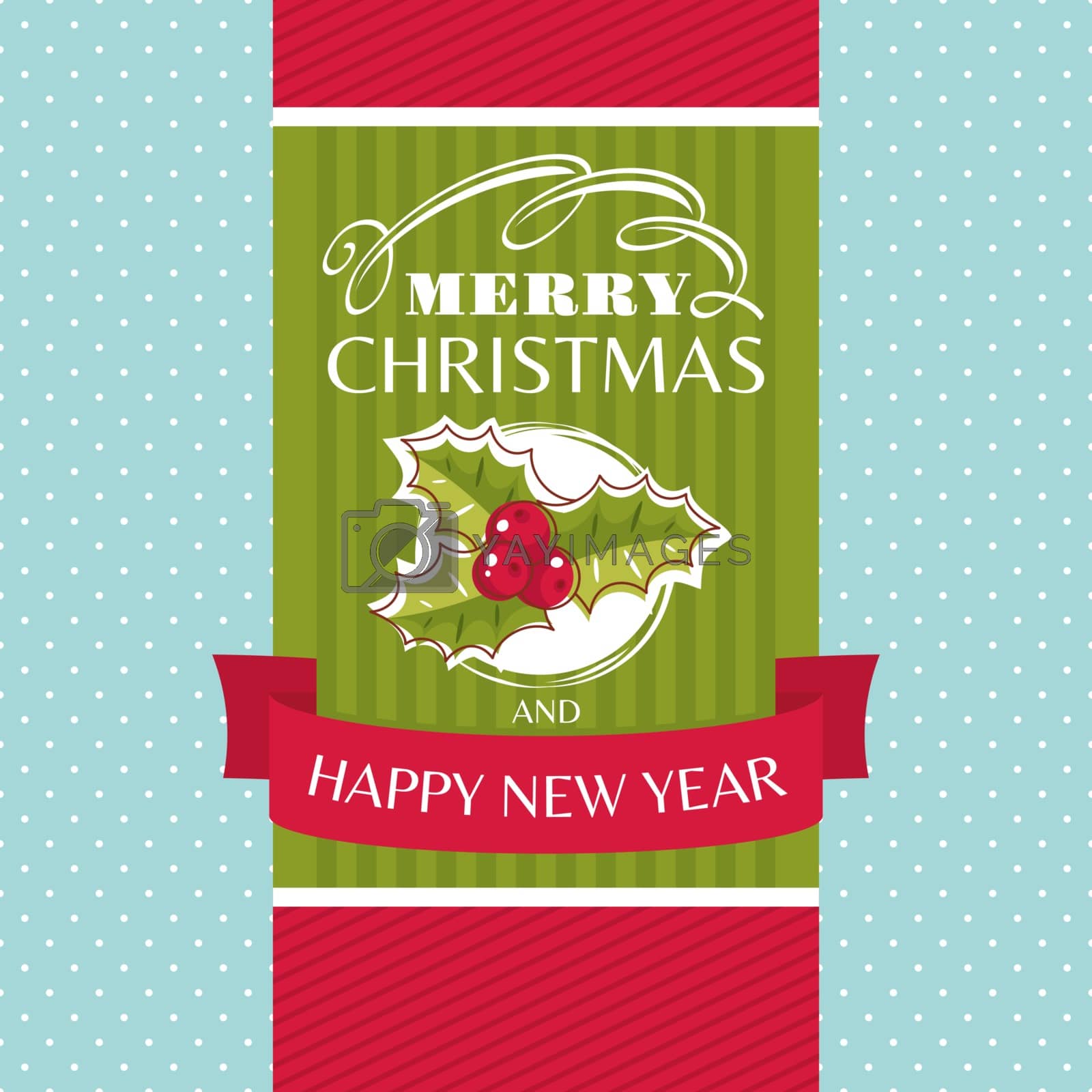 Royalty free image of Christmas greeting card by SelenaMay