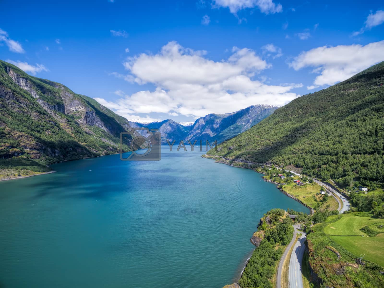 Royalty free image of Aurlandsfjorden by Harvepino
