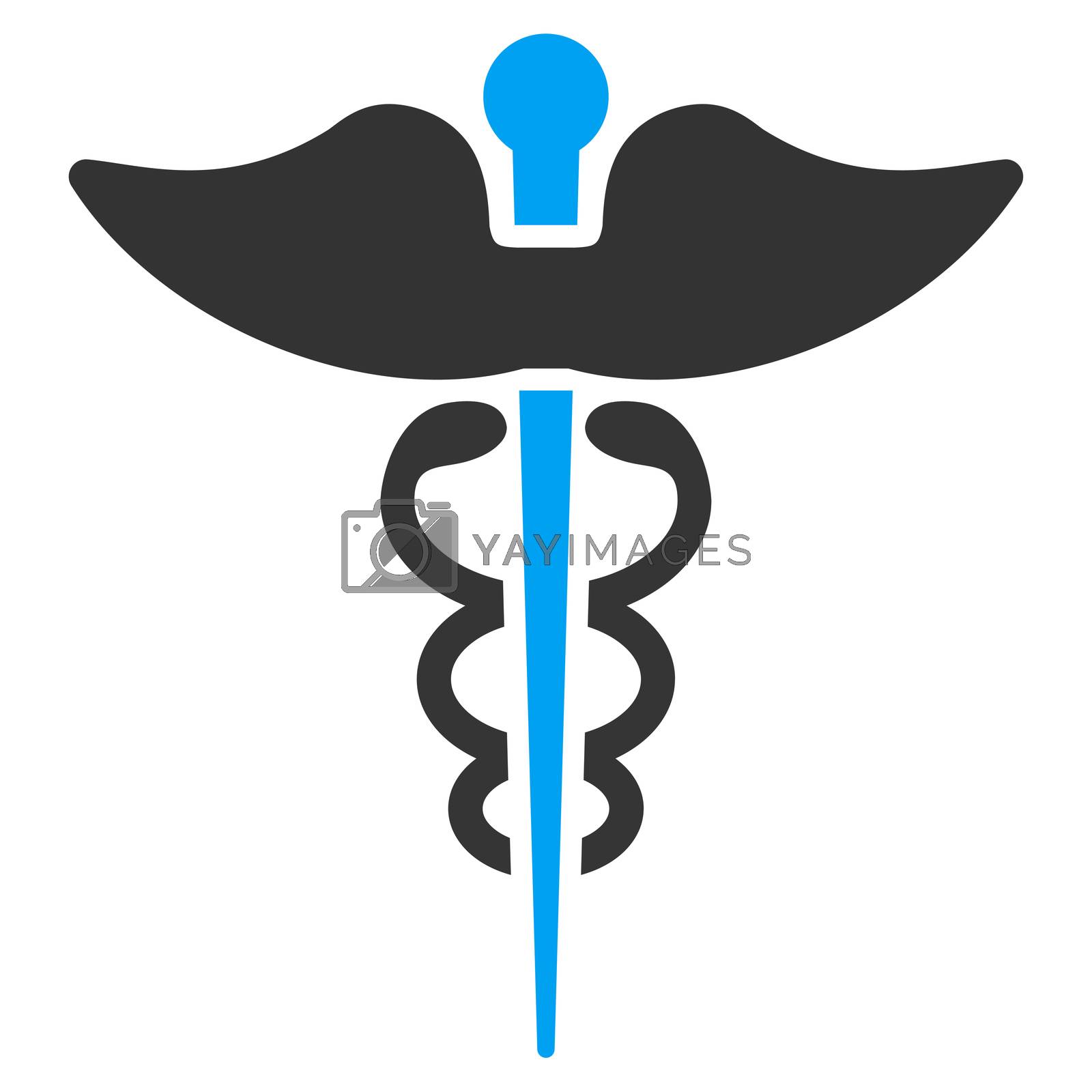 Royalty free image of Caduceus Icon by ahasoft