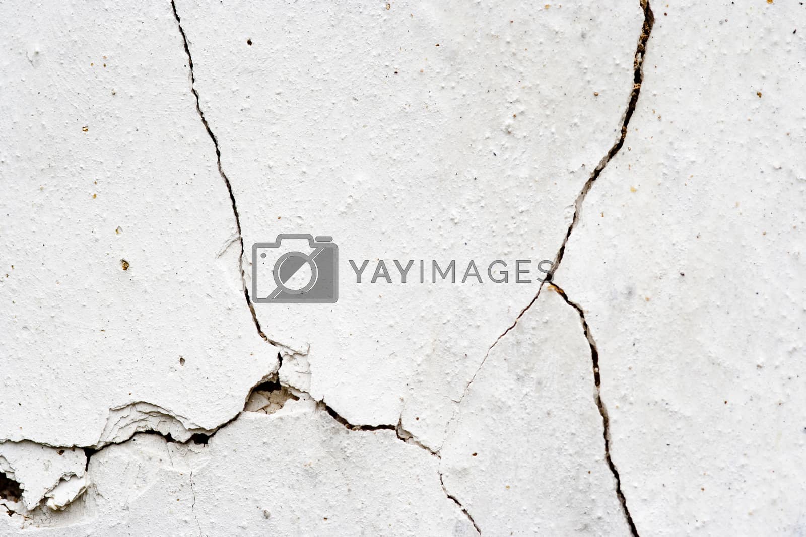Royalty free image of Cracked Plaster by Mibuch