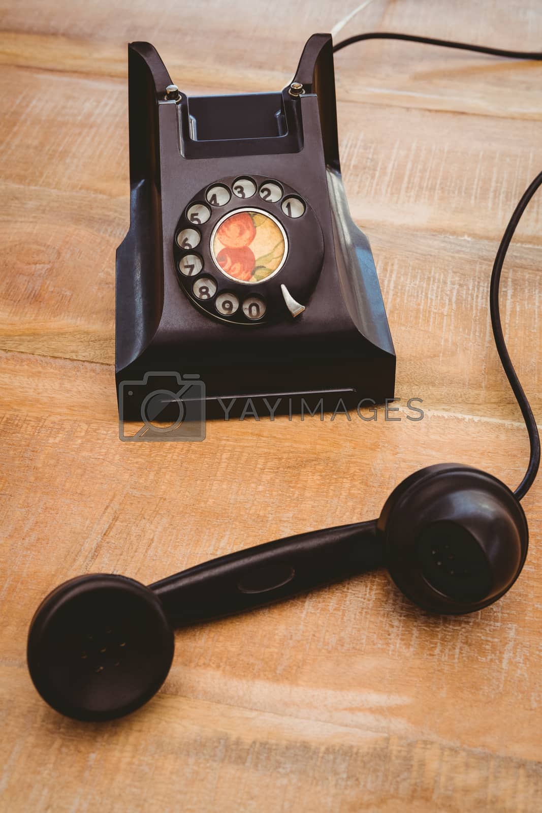 Royalty free image of View of an old phone by Wavebreakmedia