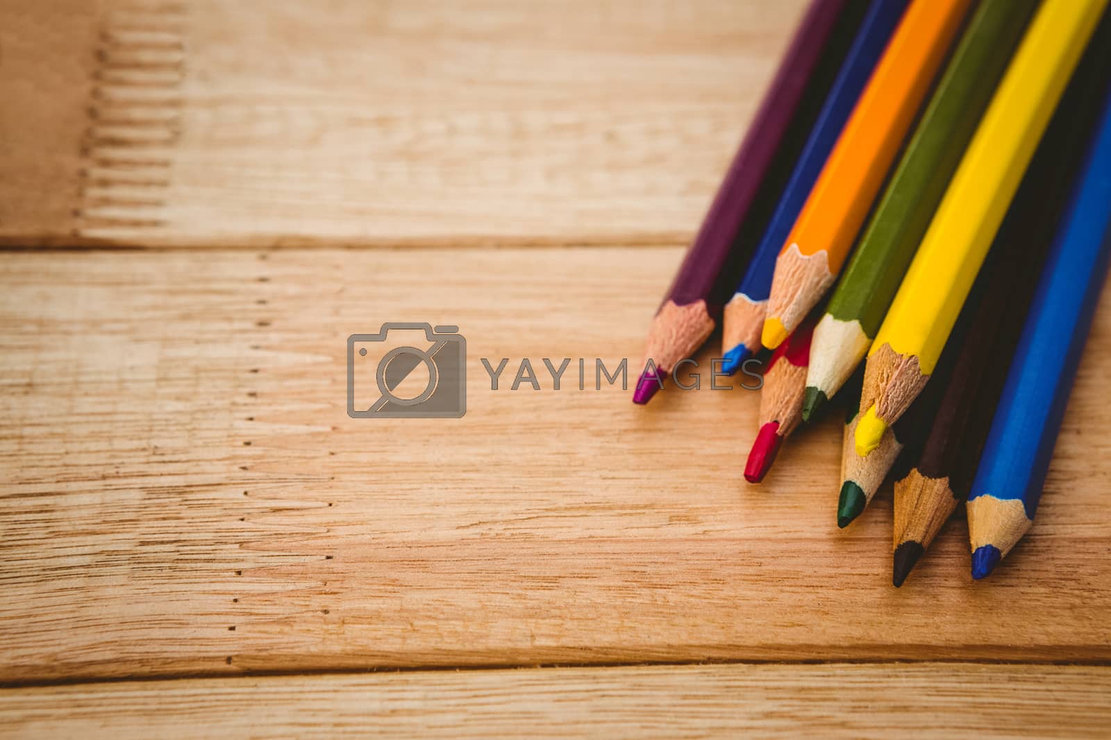 Royalty free image of Close up view of pencil by Wavebreakmedia