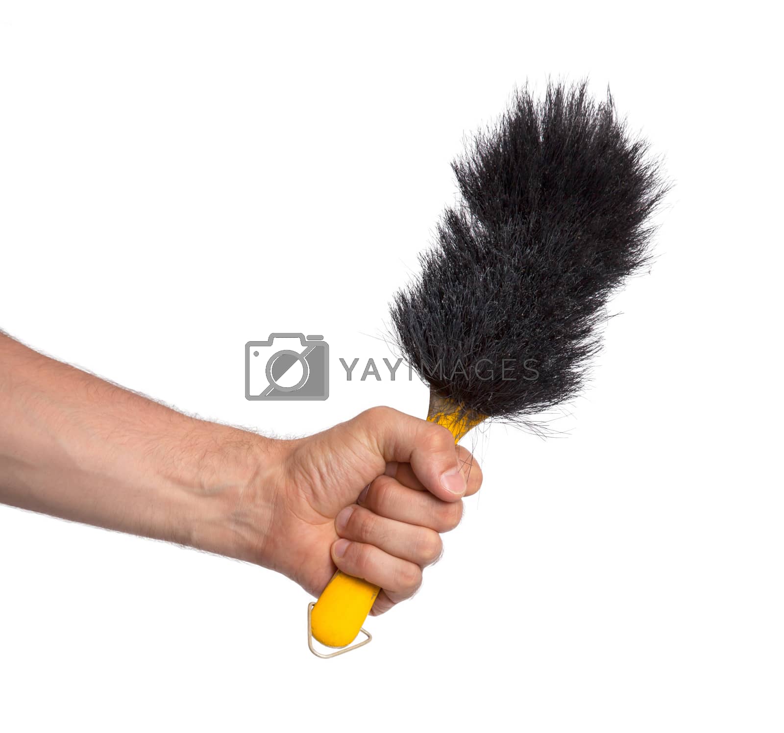 Royalty free image of Hand brush isolated by michaklootwijk