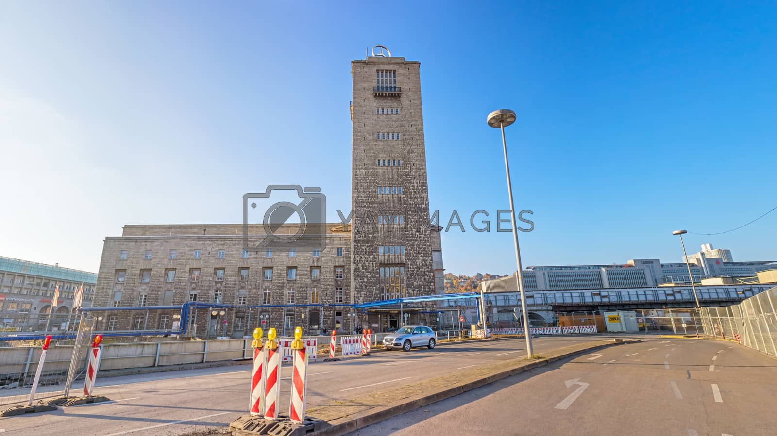Royalty free image of Central railway station (Hauptbahnhof) in Stuttgart, Germany by aldorado