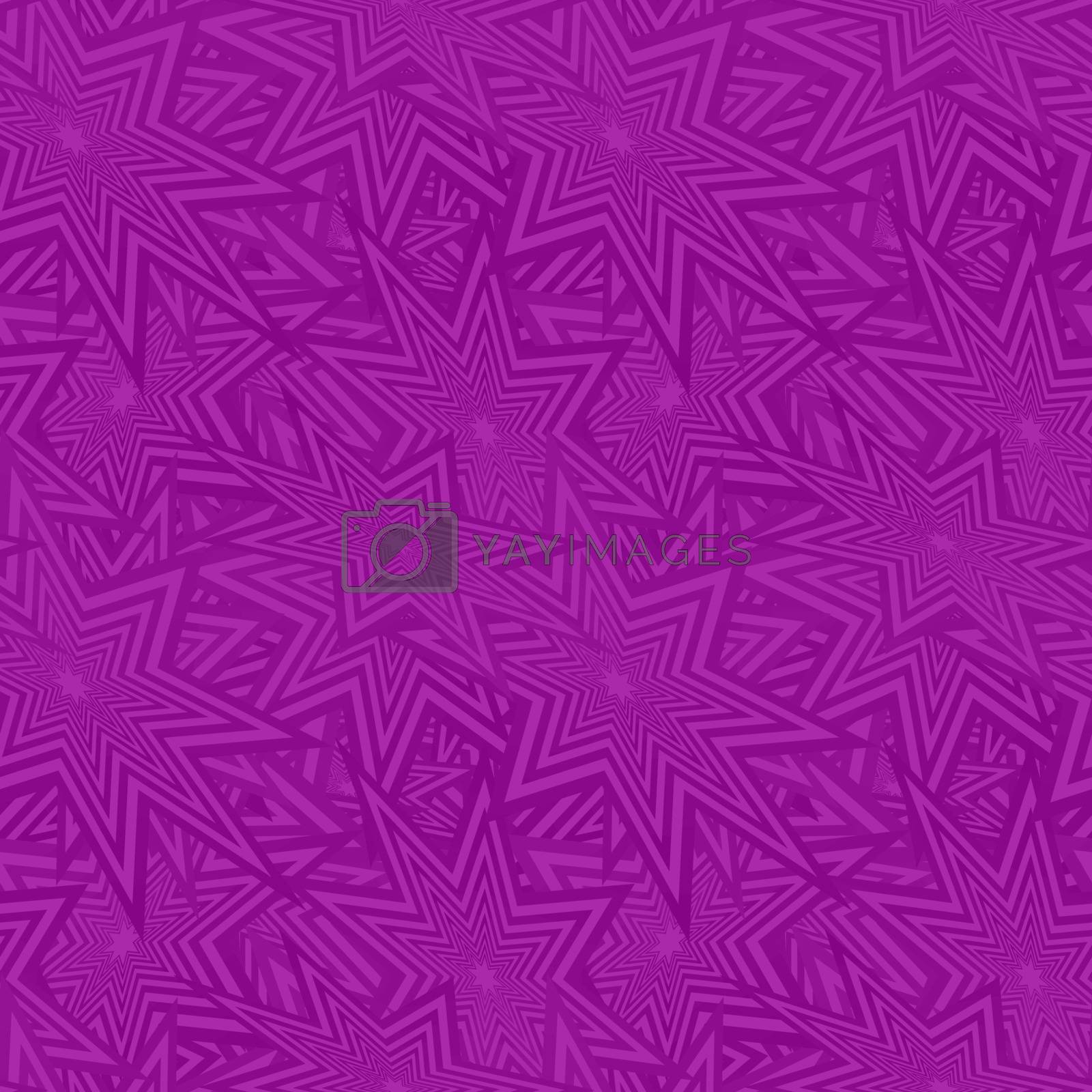 Royalty free image of Purple seamless star pattern background by davidzydd