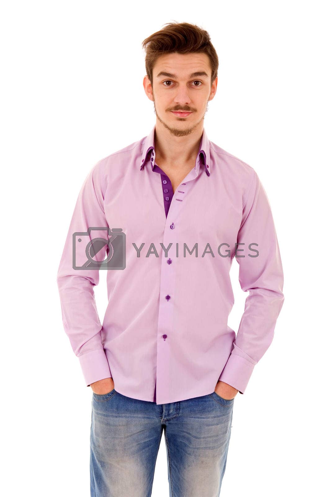 Royalty free image of happy casual man by zittto