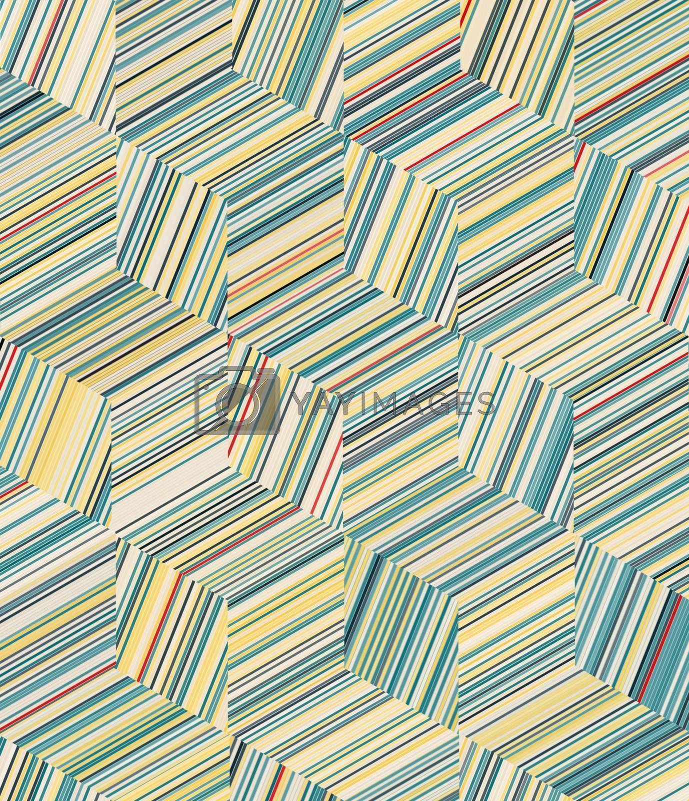 Royalty free image of cubes pattern background by Tflex