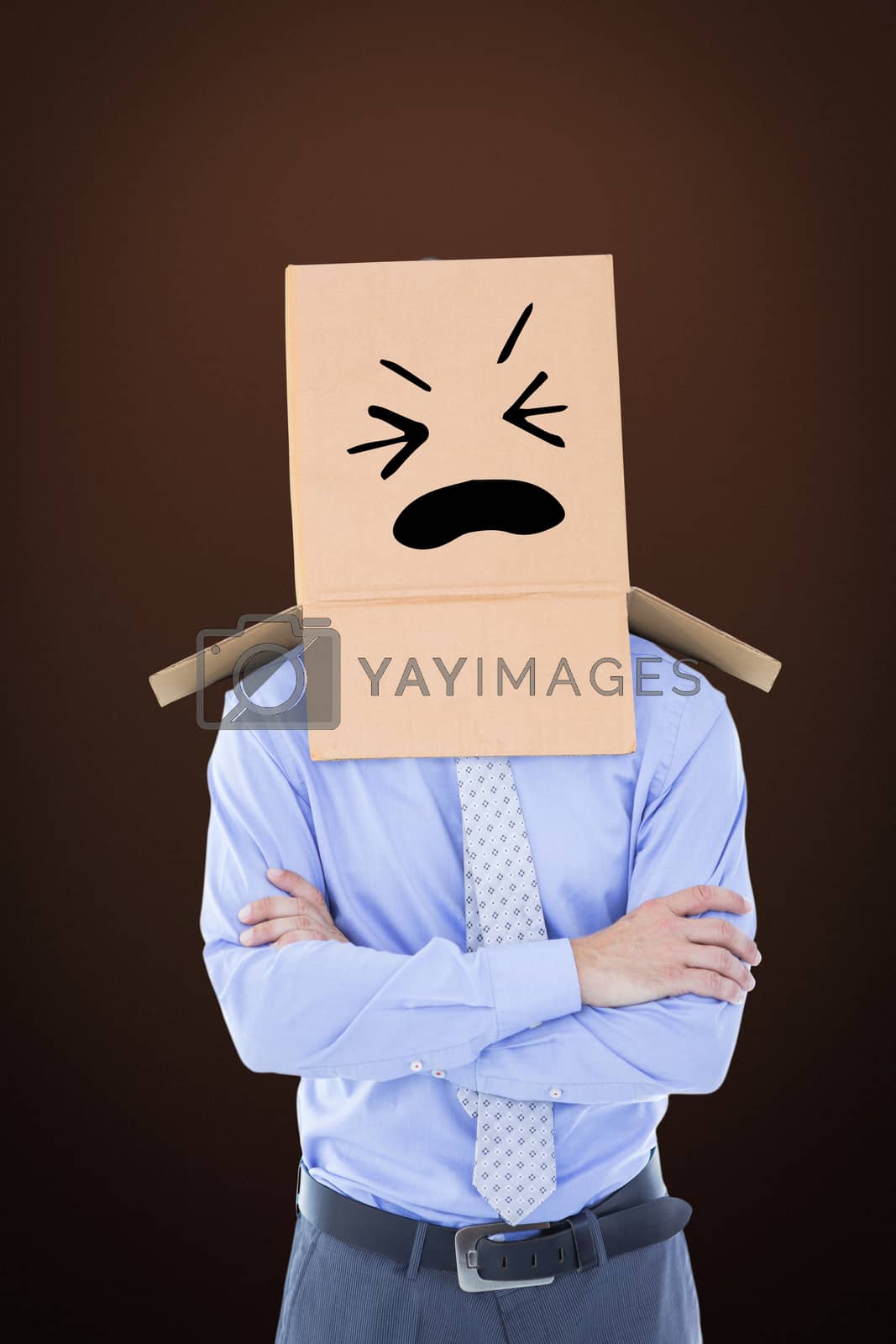 Royalty free image of Composite image of anonymous businessman by Wavebreakmedia