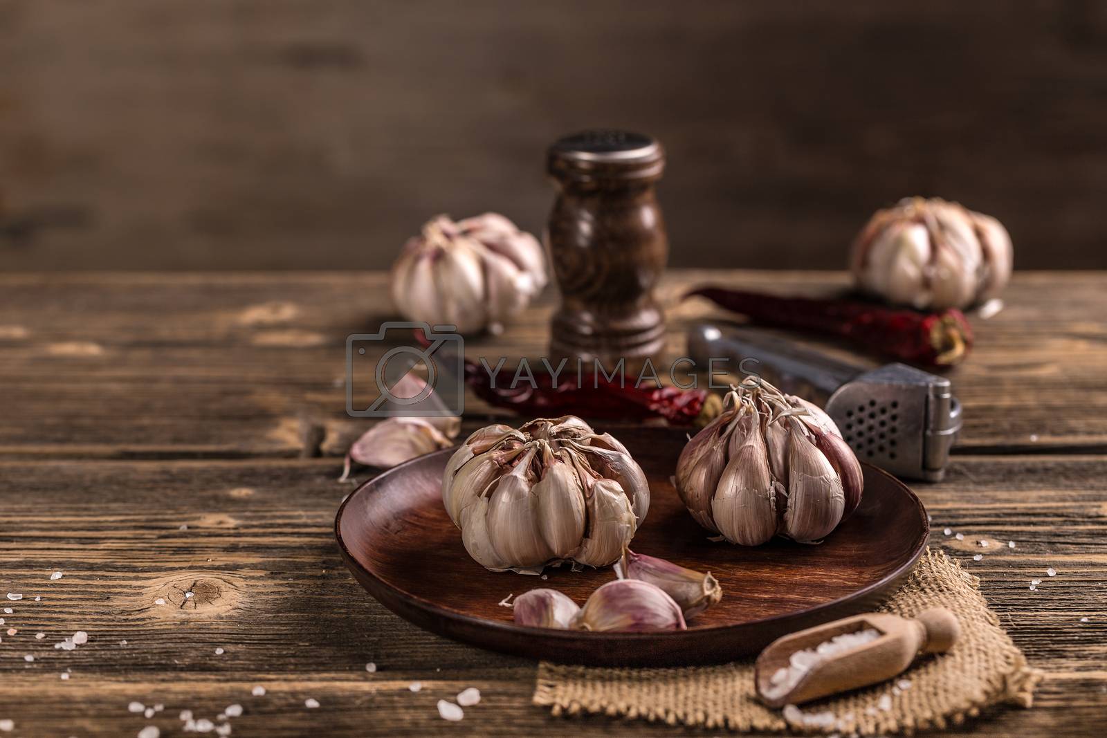 Royalty free image of Garlic  by grafvision