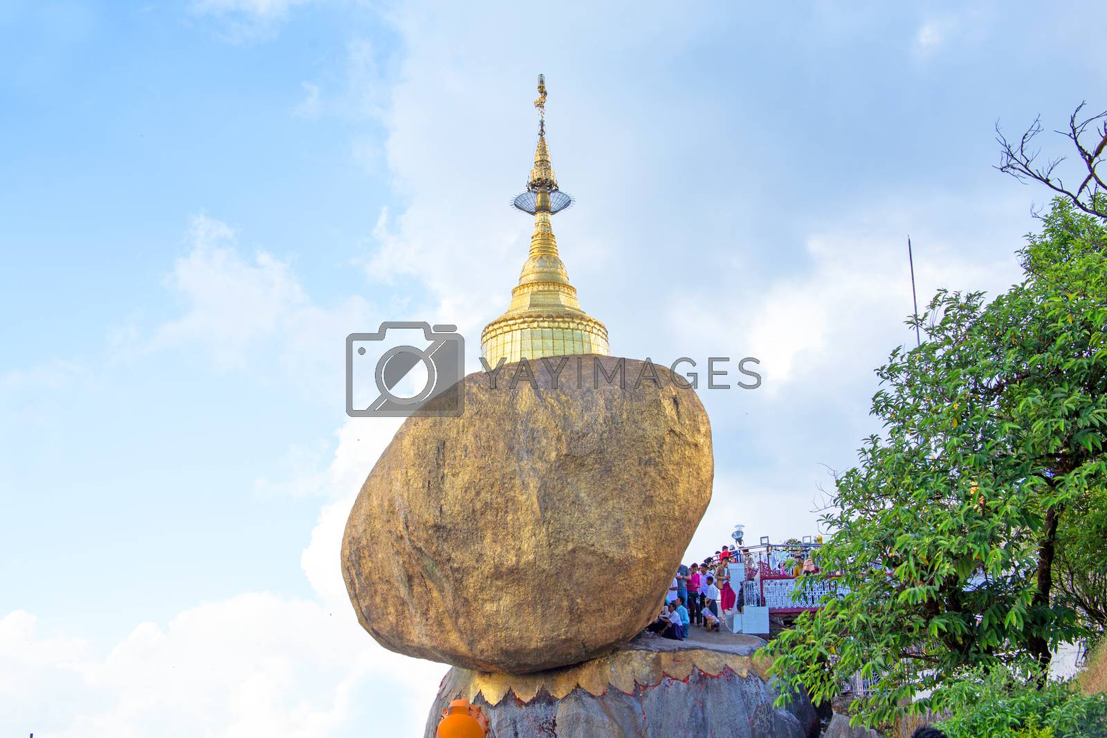 Royalty free image of Kyaiktiyo Pagoda, Mon State, Myanmar (Burma) by devy