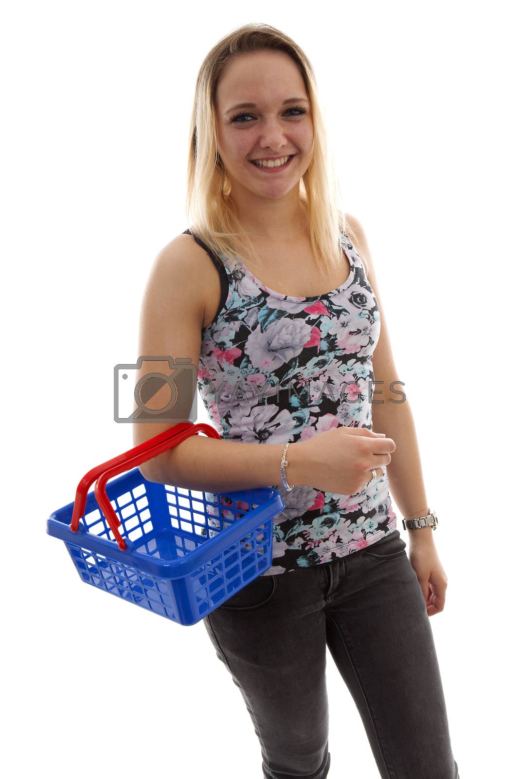 Royalty free image of Young woman is doing grocerys by sannie32