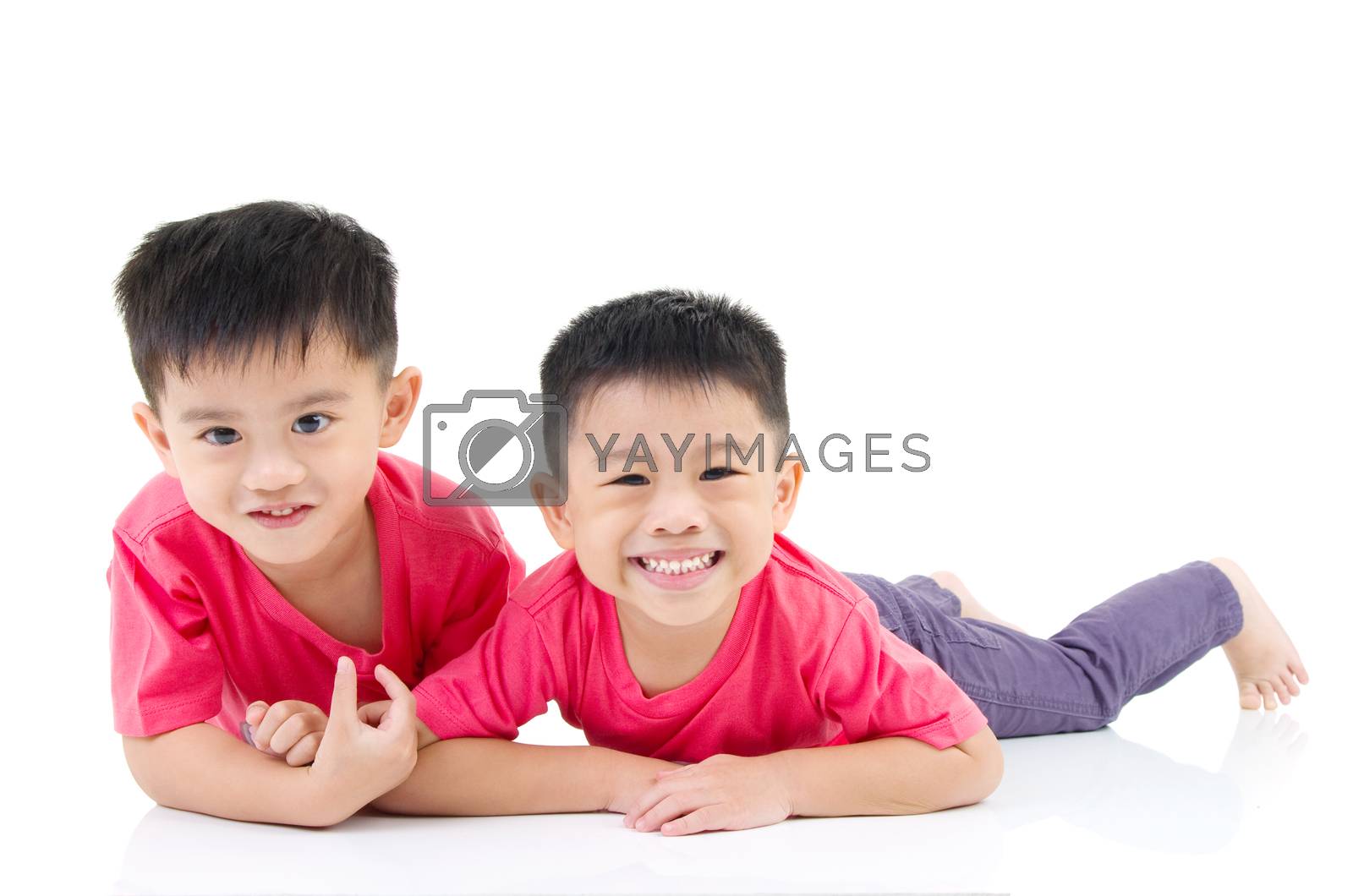 Royalty free image of Asian kids by yongtick