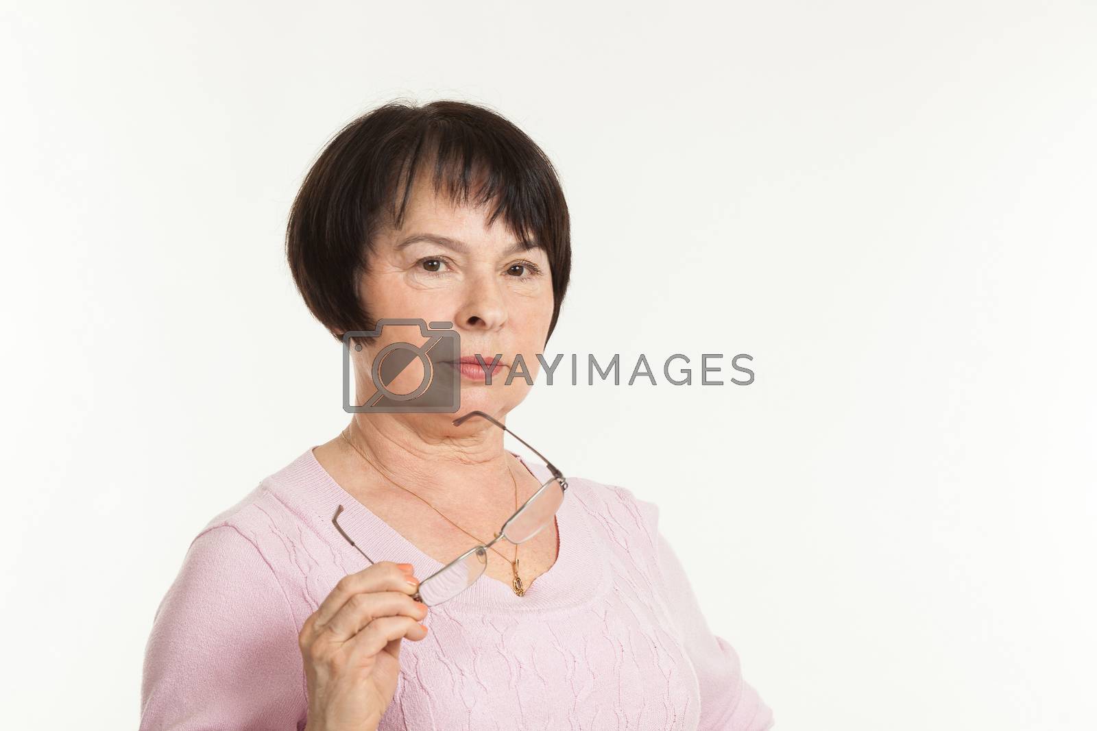 Royalty free image of the beautiful mature woman by sveter