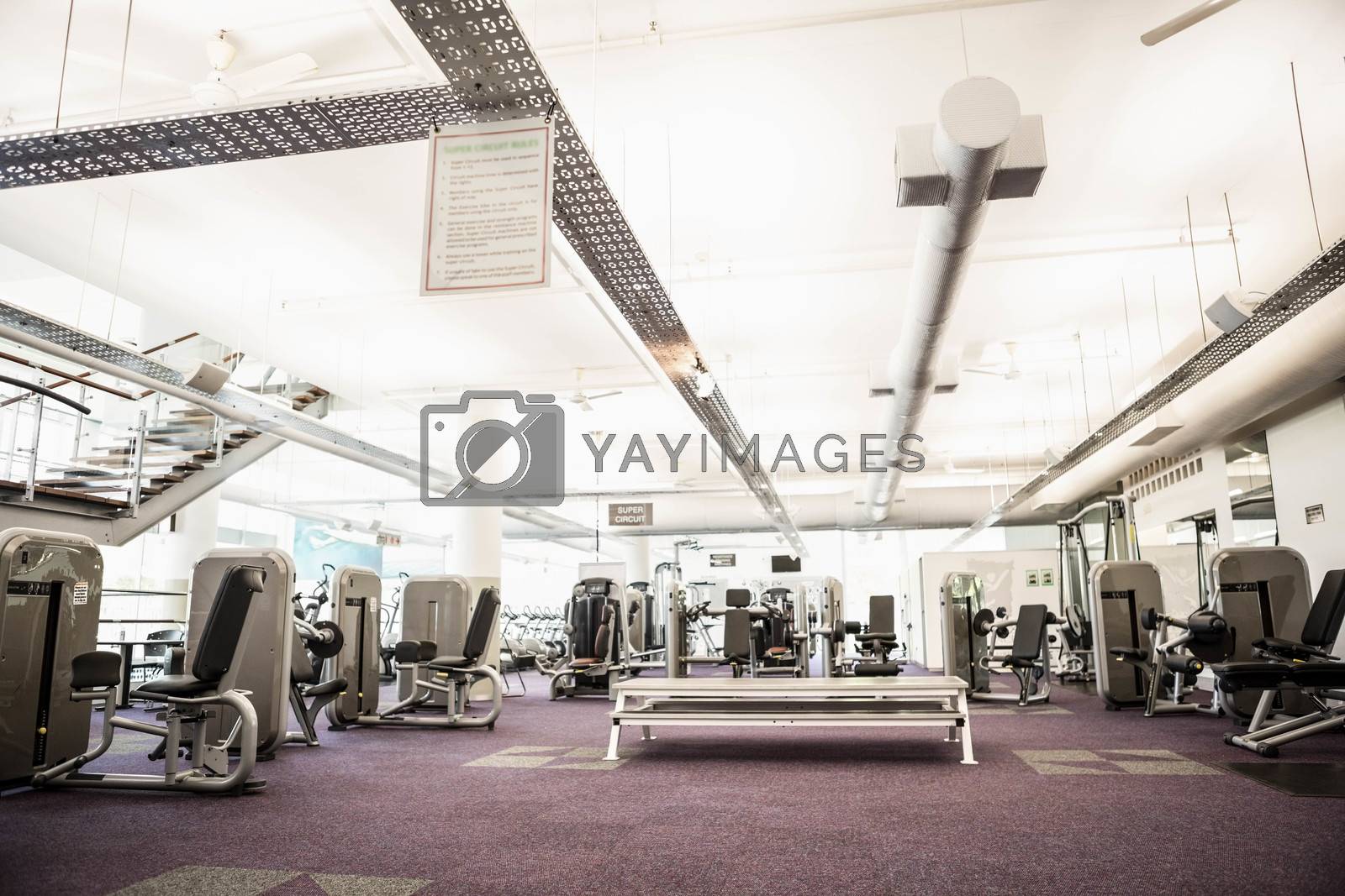Royalty free image of Gym with no people by Wavebreakmedia