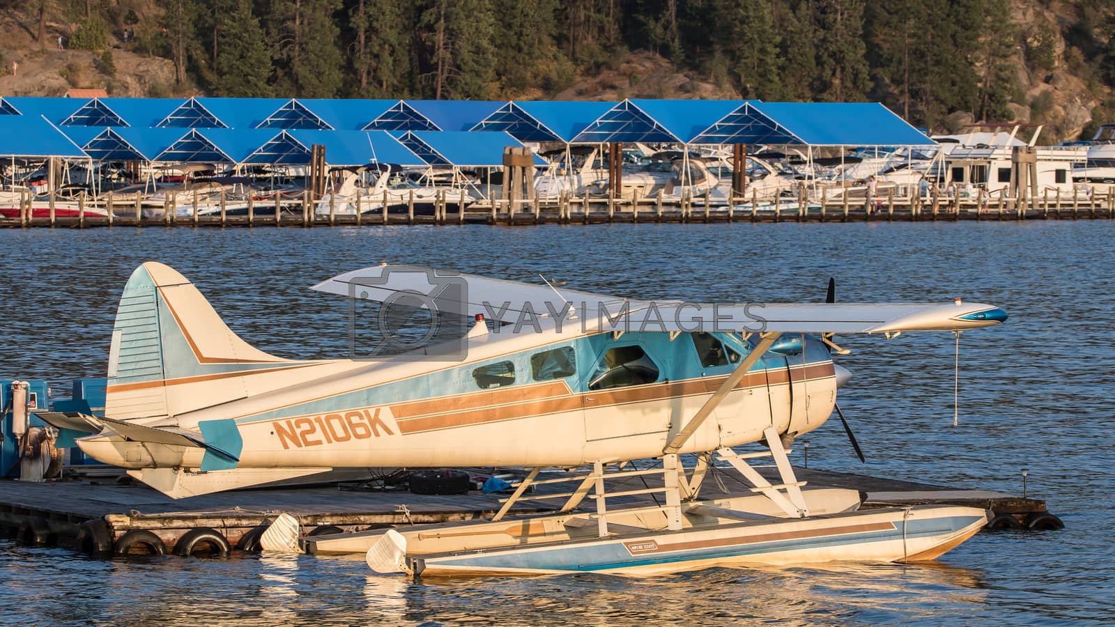 Royalty free image of Seaplane on the Lake by teacherdad48@yahoo.com