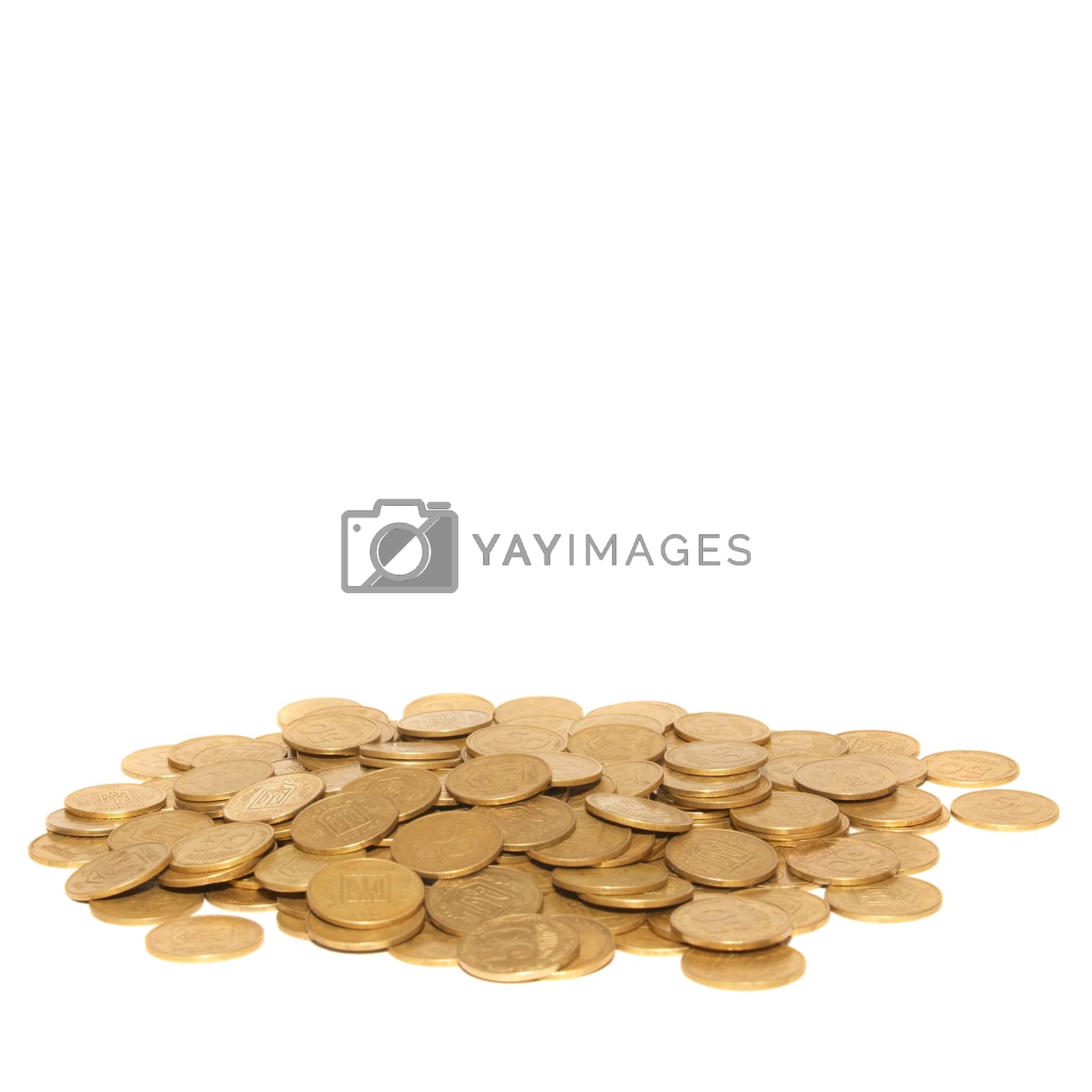 Royalty free image of Stack of golden coins by vapi