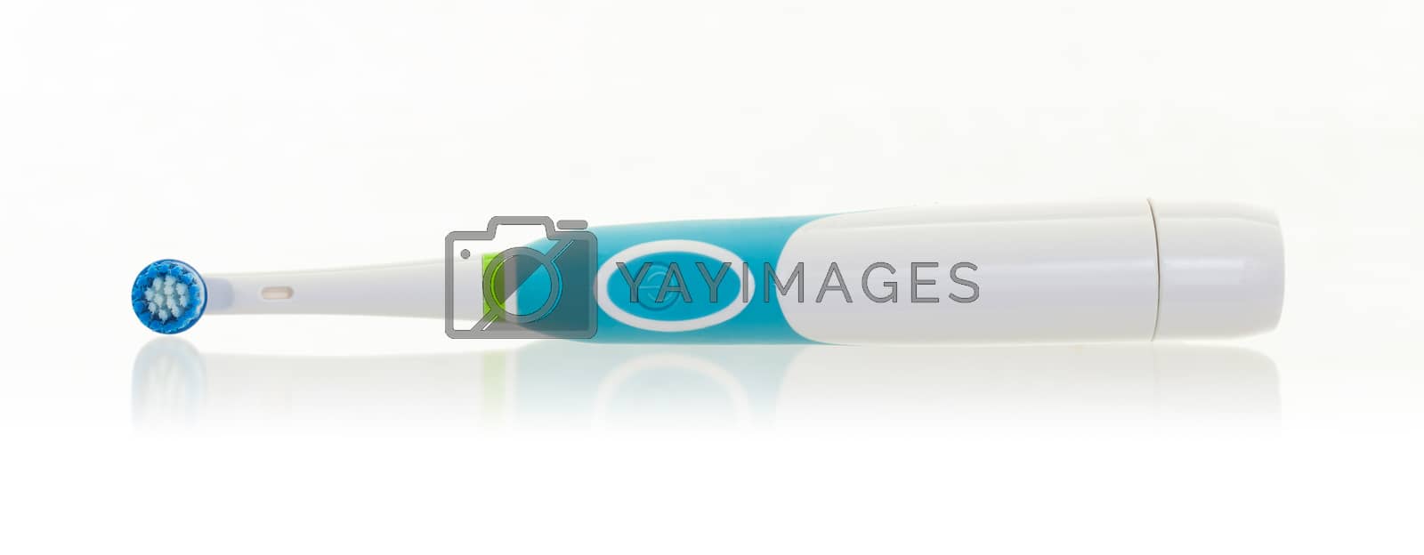 Royalty free image of Electric toothbrush isolated by michaklootwijk