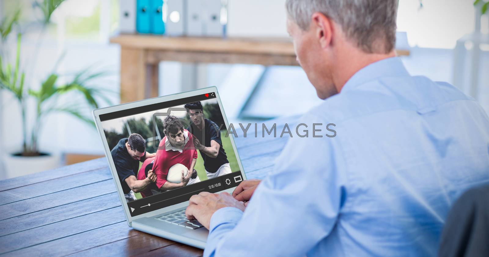 Royalty free image of Composite image of view of lecture app by Wavebreakmedia