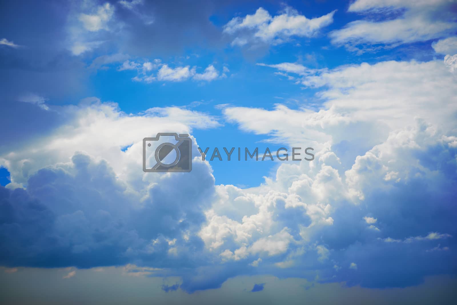 Royalty free image of Blue sky with clouds by vapi