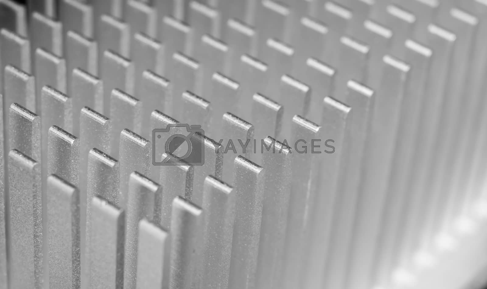 Royalty free image of computer heat sync or cooling fins by TravisPhotoWorks