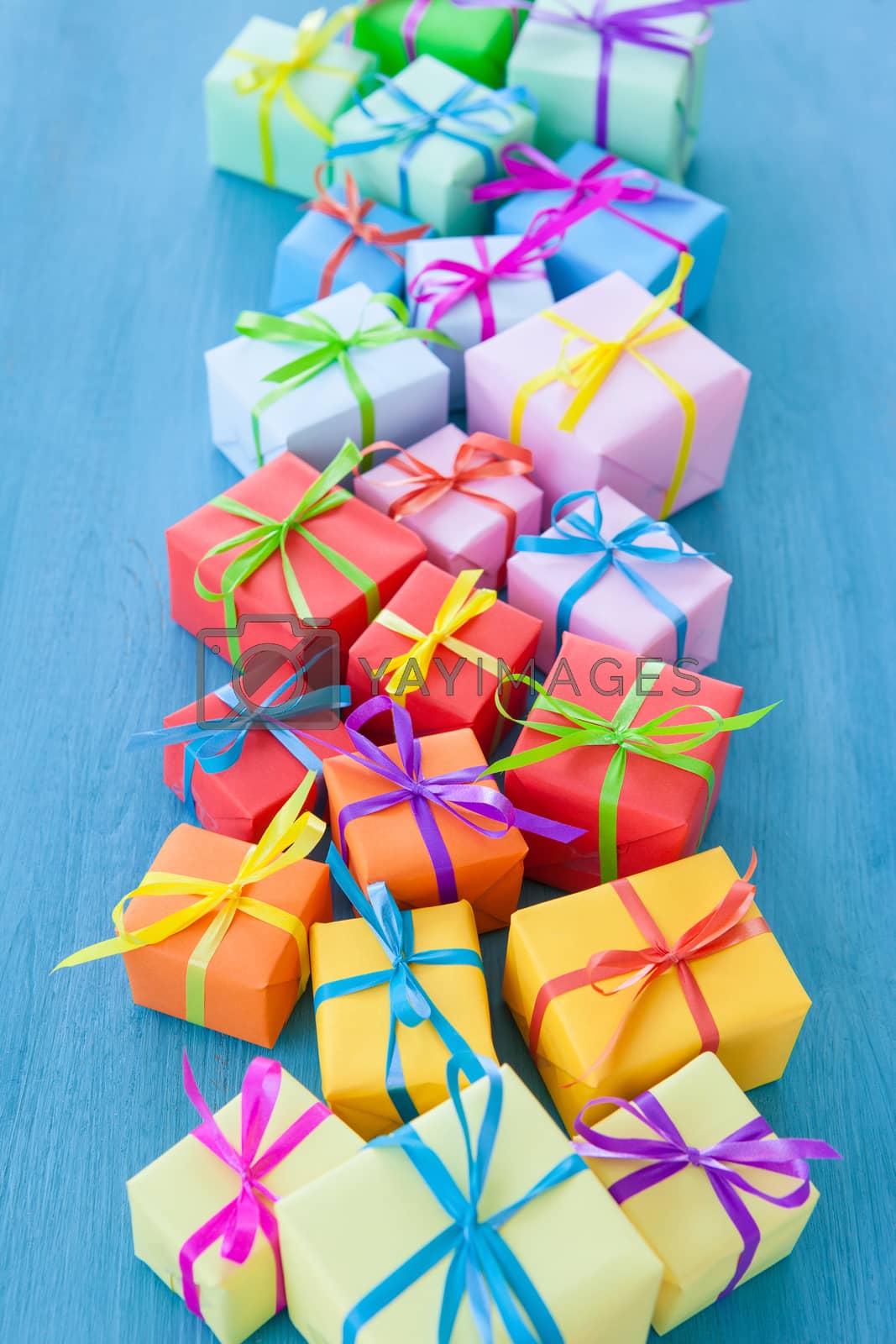 Royalty free image of Colorful little presents by BarbaraNeveu