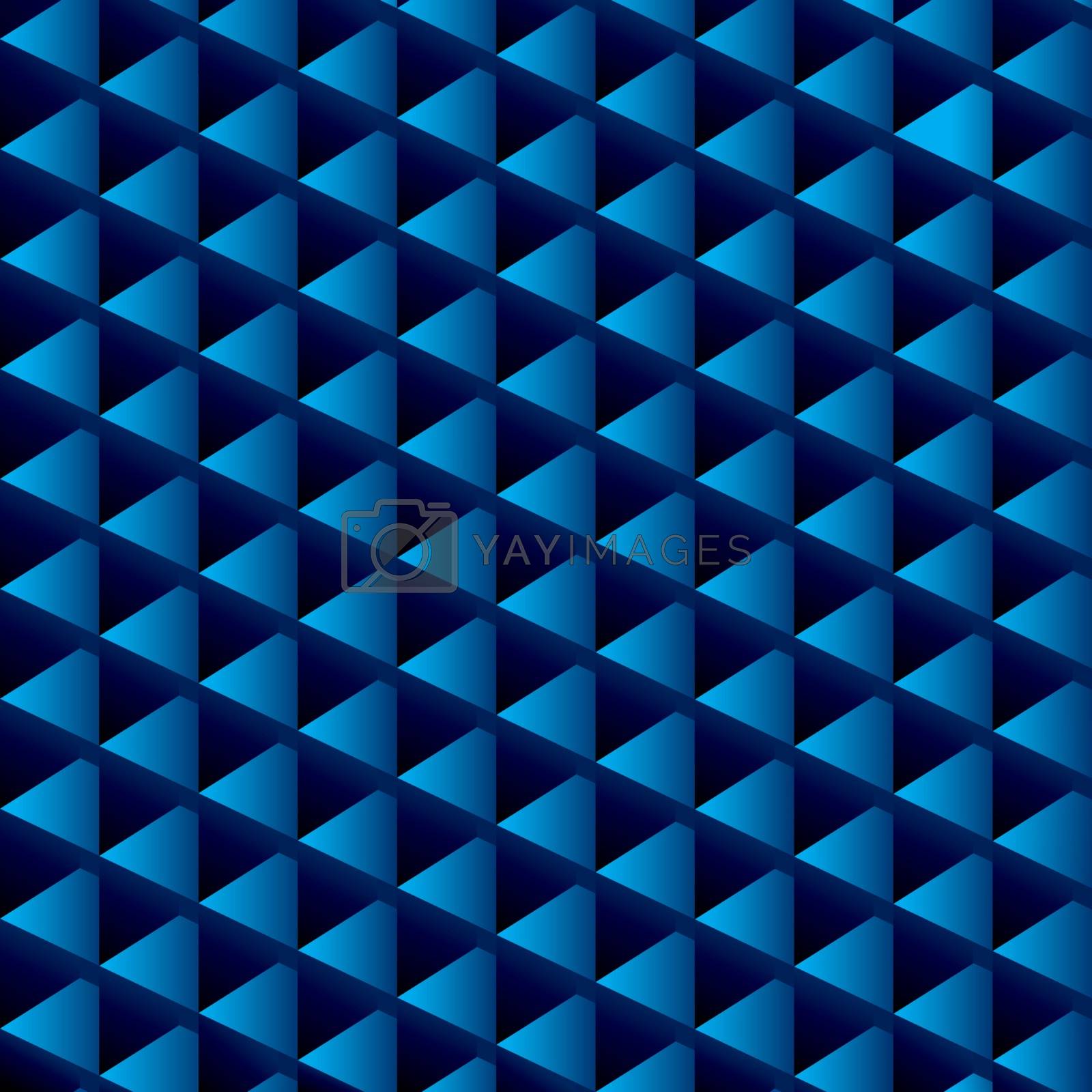 Royalty free image of creative triangle blue pattern background by vectoraart